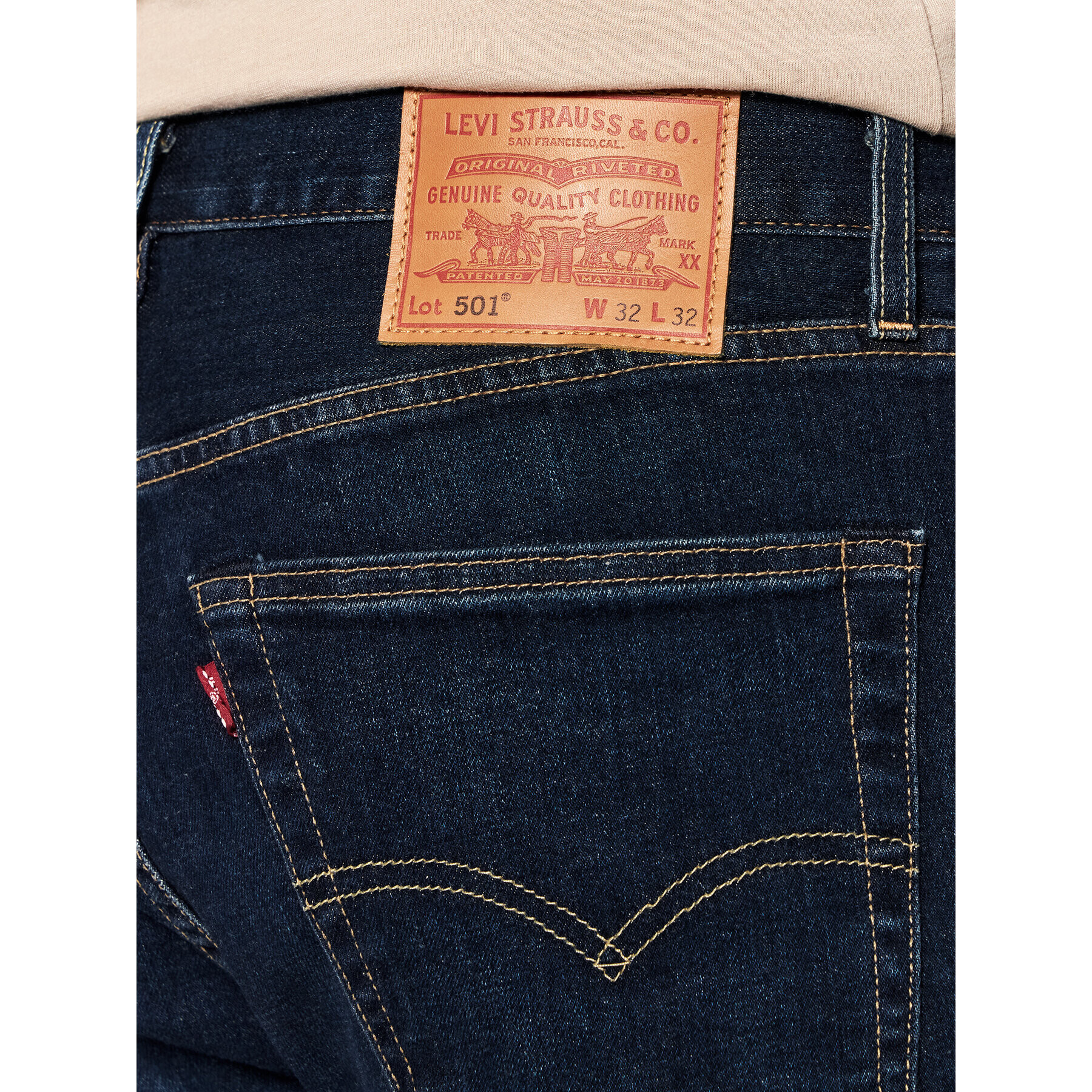 Levi's® Blugi 501® 00501-3276 Bleumarin Original Fit - Pled.ro