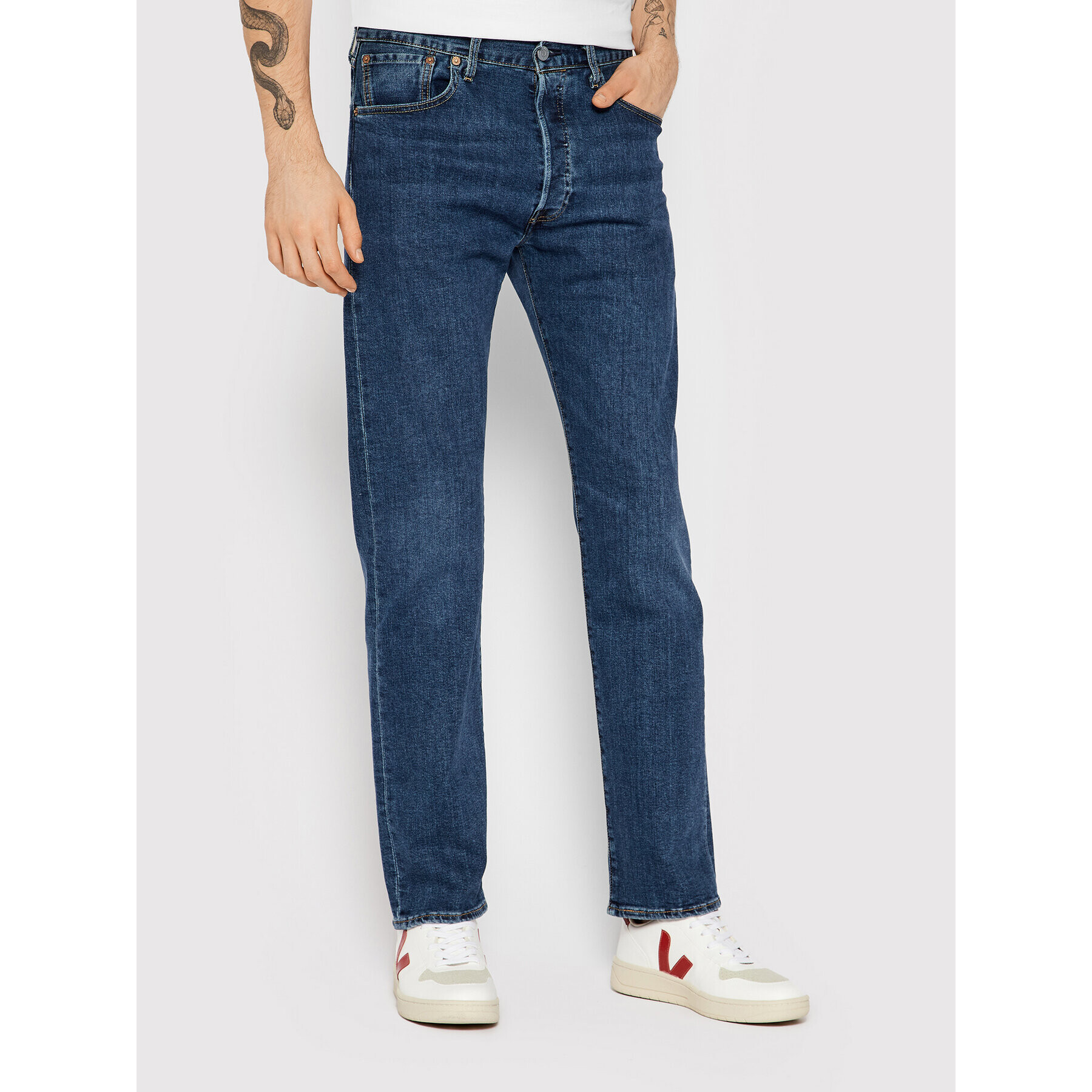 Levi's® Blugi 501® 00501-3289 Bleumarin Regular Fit - Pled.ro