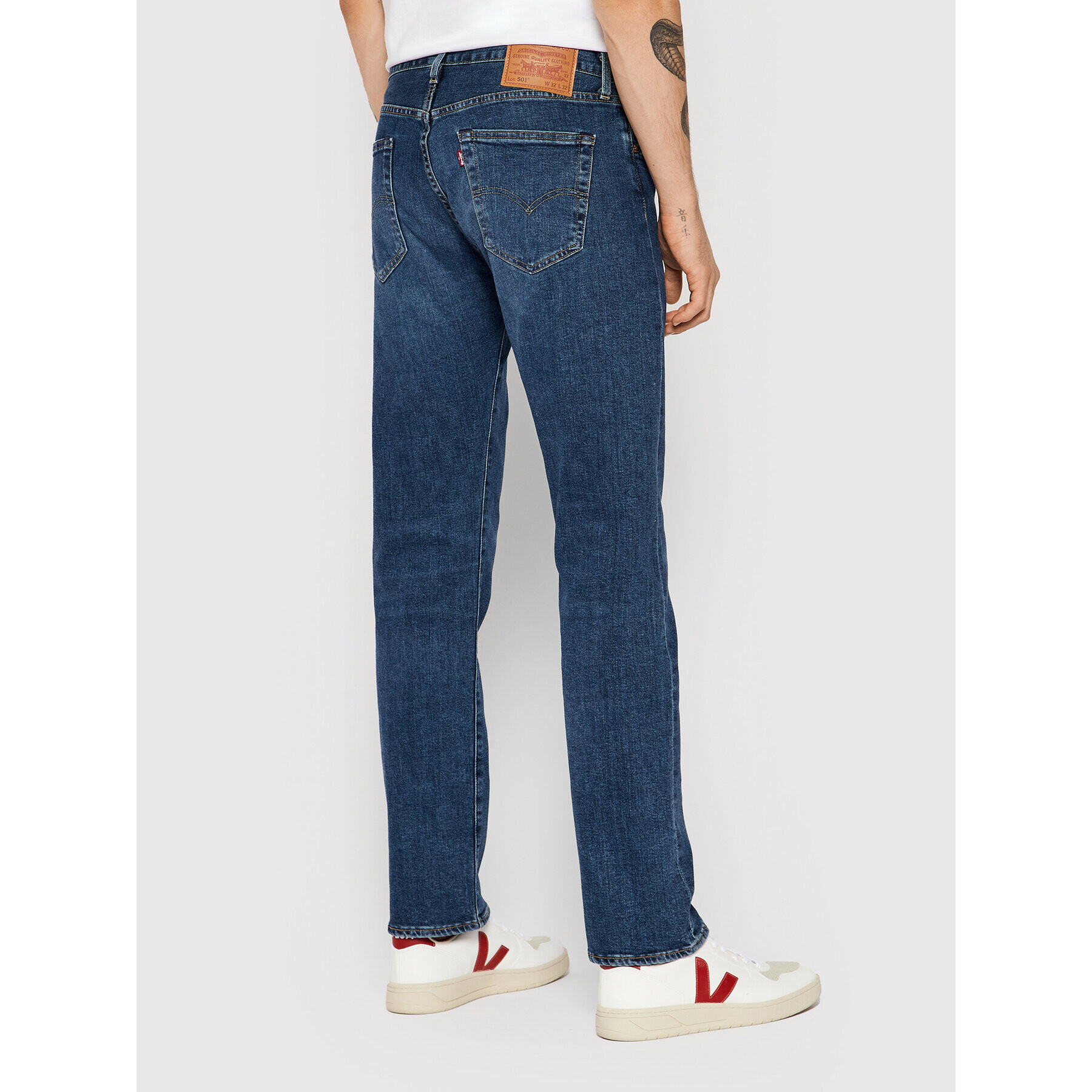 Levi's® Blugi 501® 00501-3289 Bleumarin Regular Fit - Pled.ro