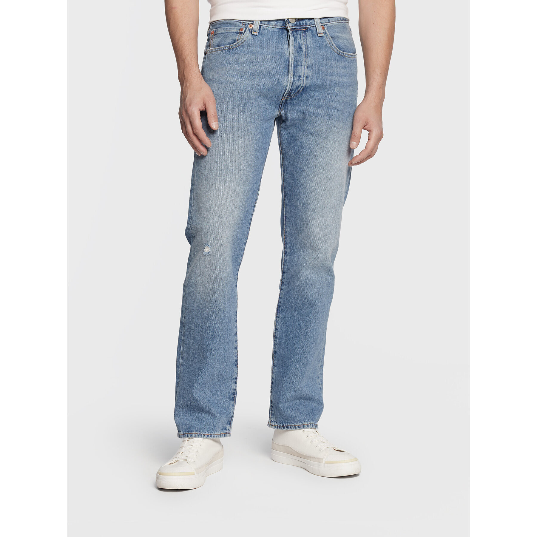 Levi's® Blugi 501® 00501-3345 Albastru Straight Leg - Pled.ro