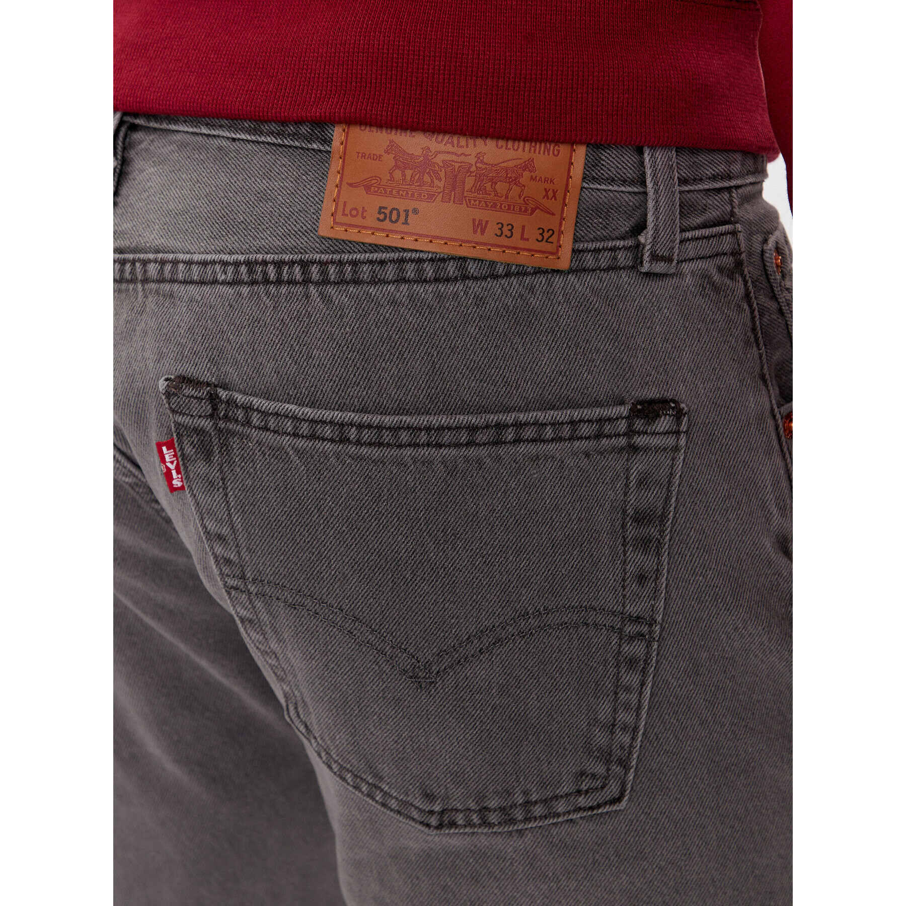 Levi's® Blugi 501® 00501-3496 Gri Original Fit - Pled.ro