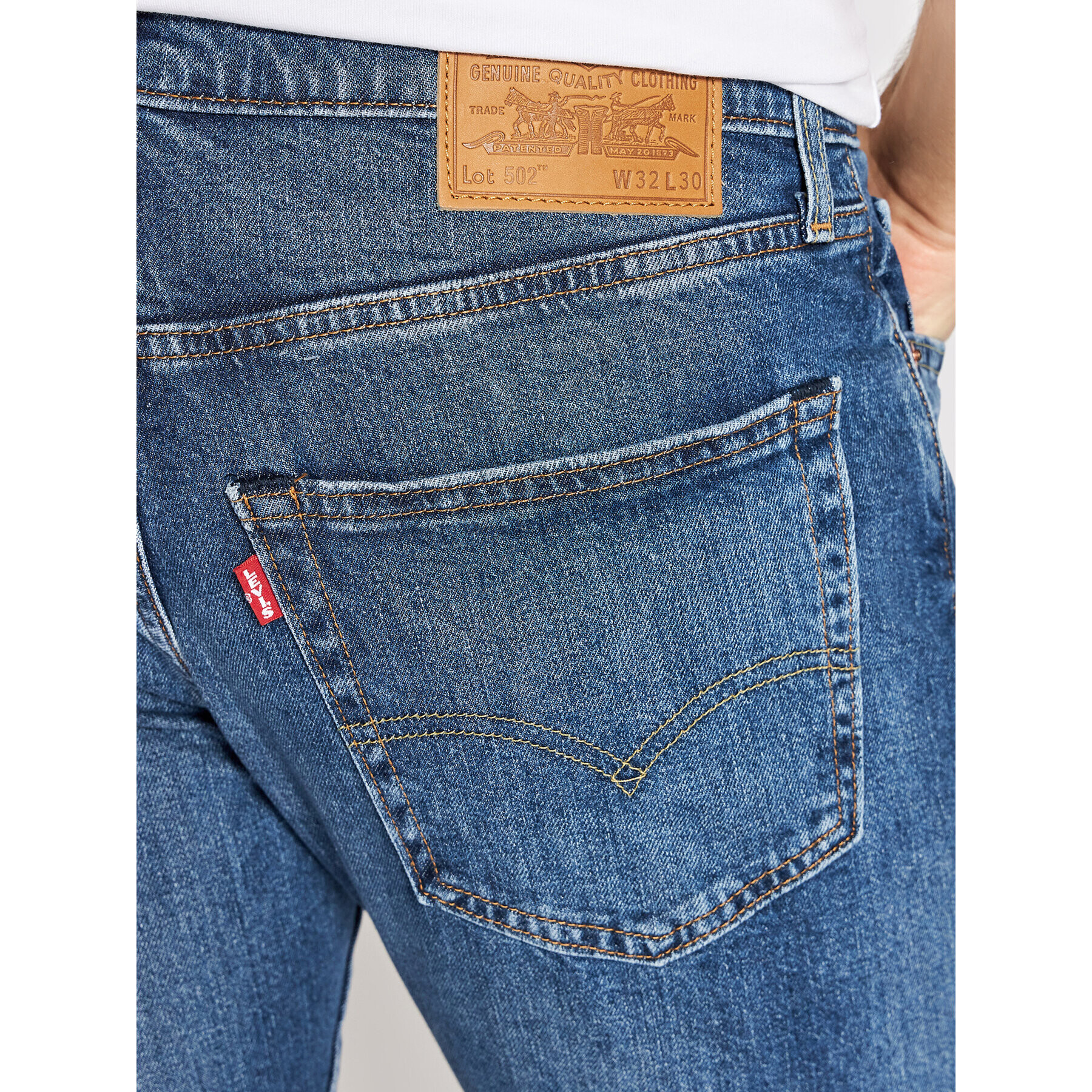 Levi's® Blugi 502™ 29507-1177 Bleumarin Taper Fit - Pled.ro