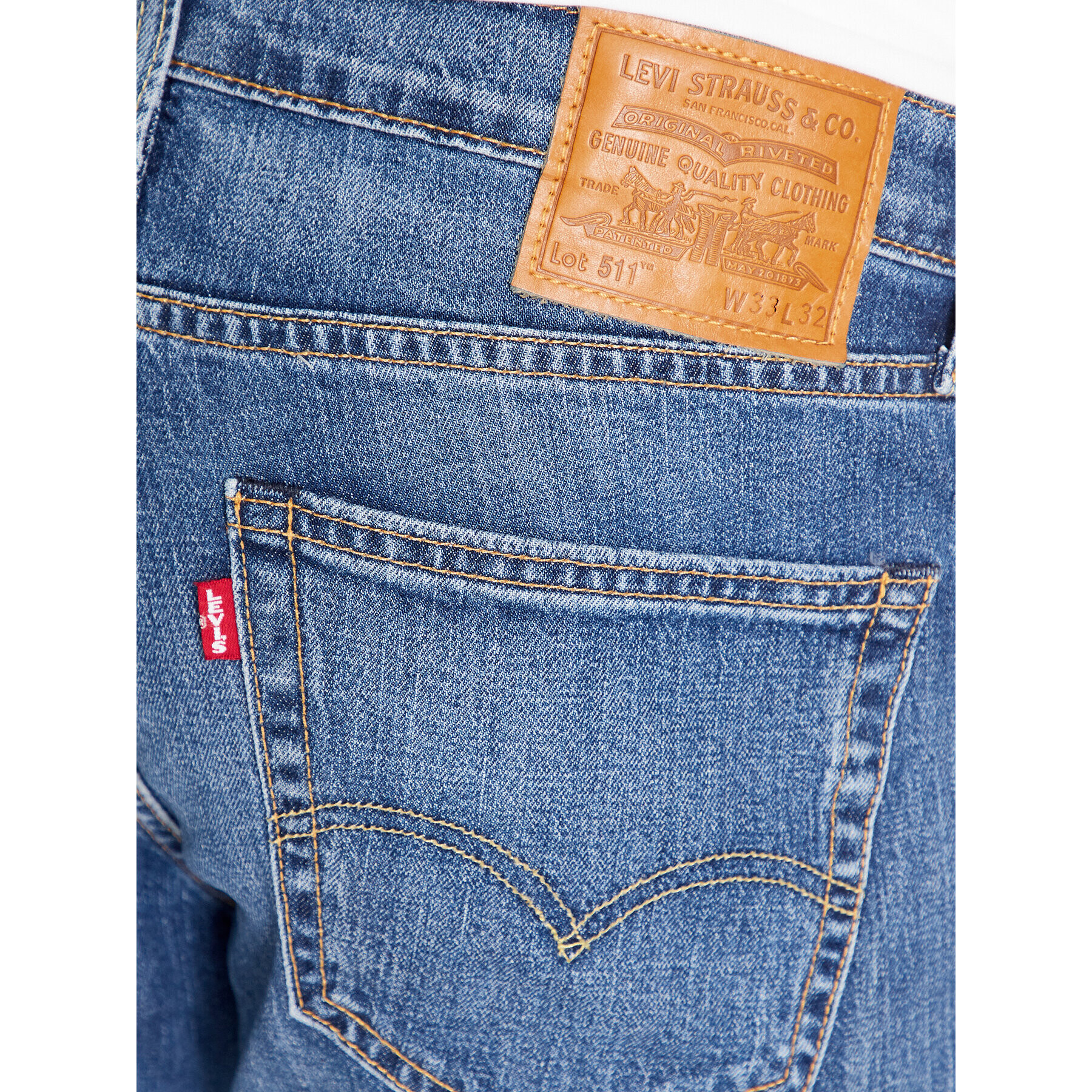 Levi's® Blugi 511™ 04511-5658 Albastru Slim Fit - Pled.ro