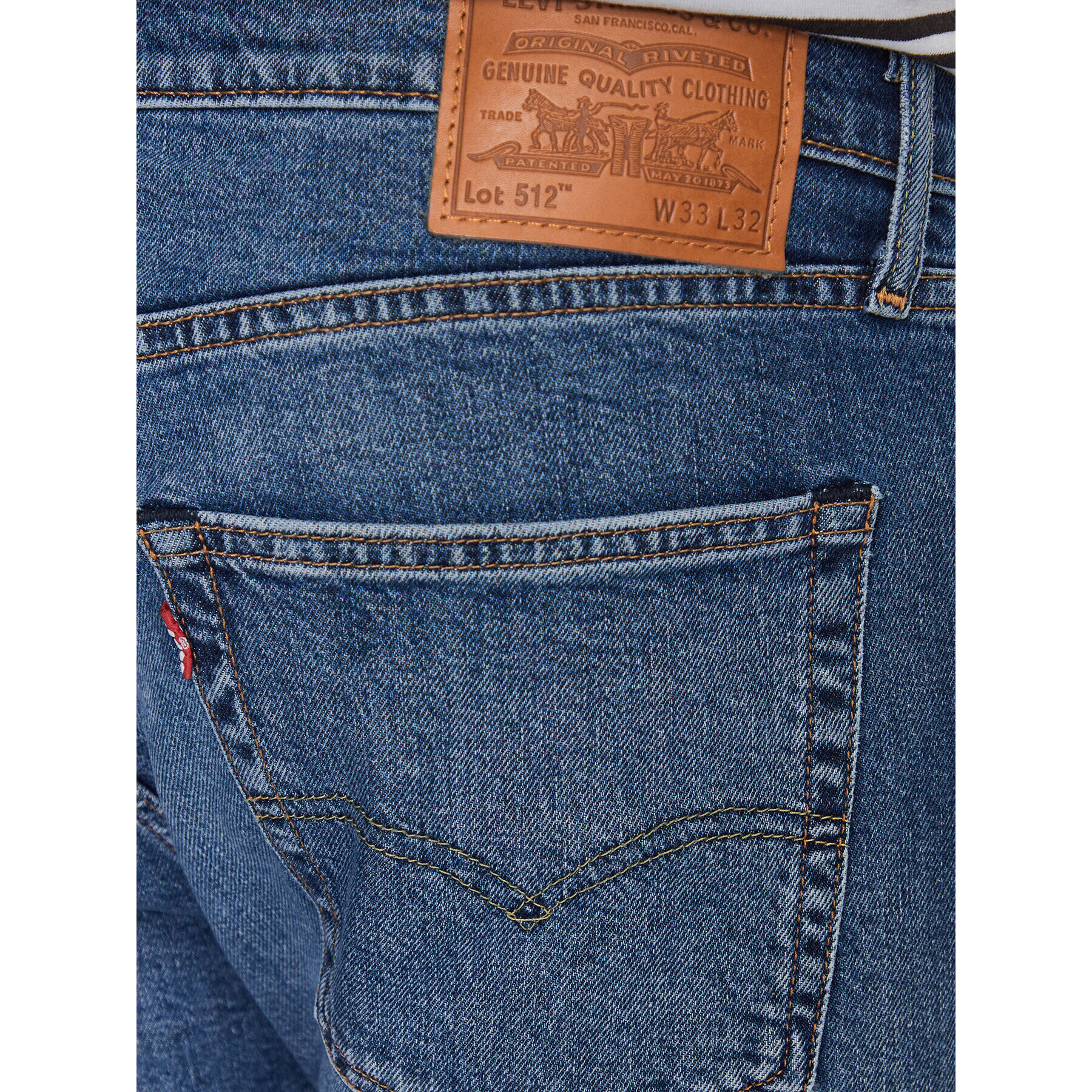 Levi's® Blugi 512 28833-1209 Albastru Slim Fit - Pled.ro