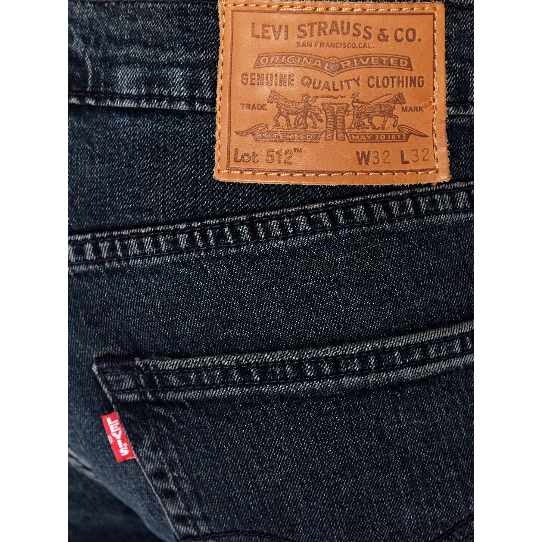 Levi's® Blugi 512™ 28833-0912 Bleumarin Slim Tapered Fit - Pled.ro