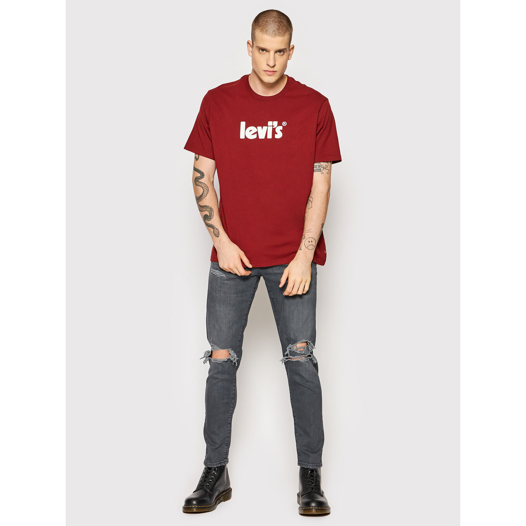 Levi's® Blugi 512™ 28833-1076 Gri Slim Fit - Pled.ro