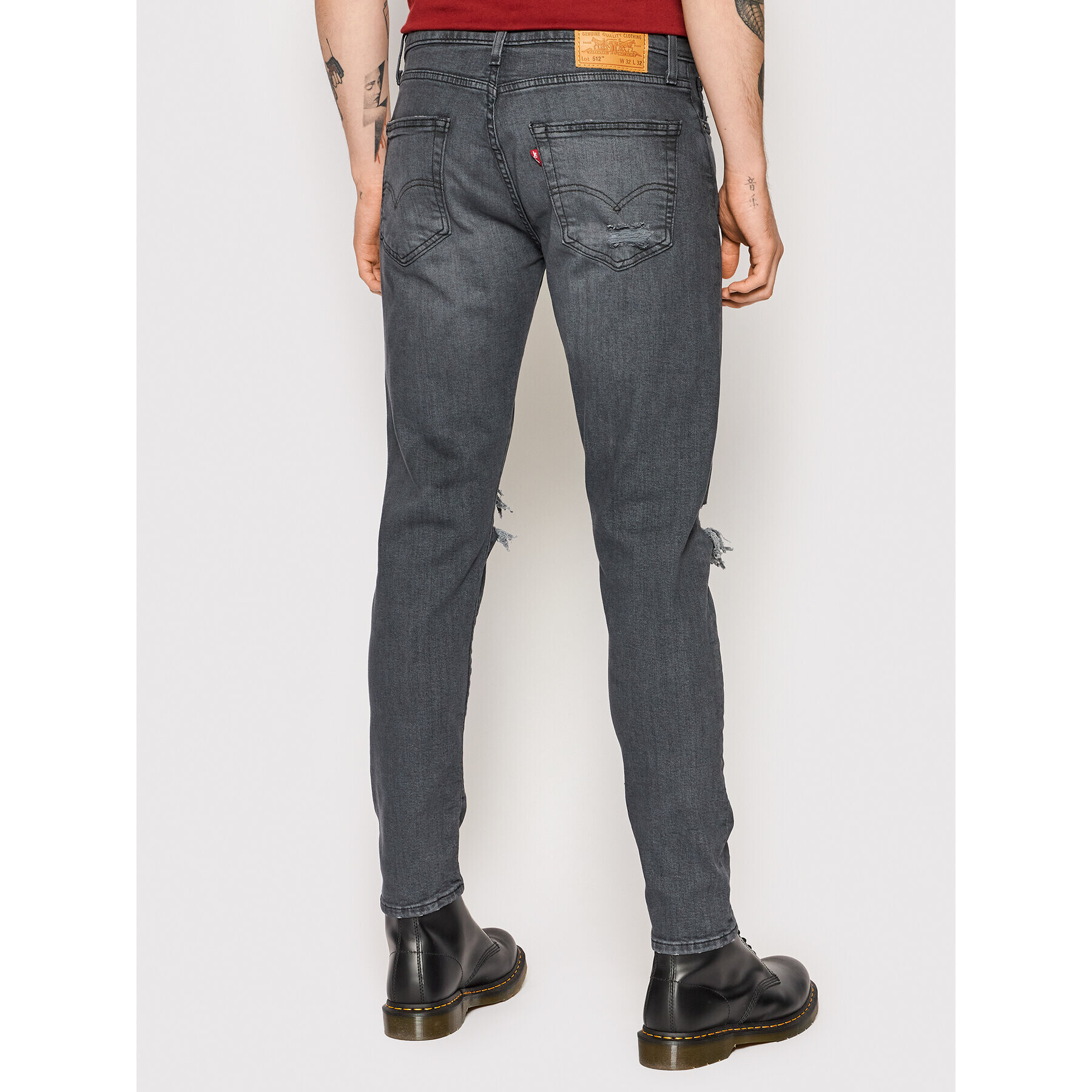 Levi's® Blugi 512™ 28833-1076 Gri Slim Fit - Pled.ro