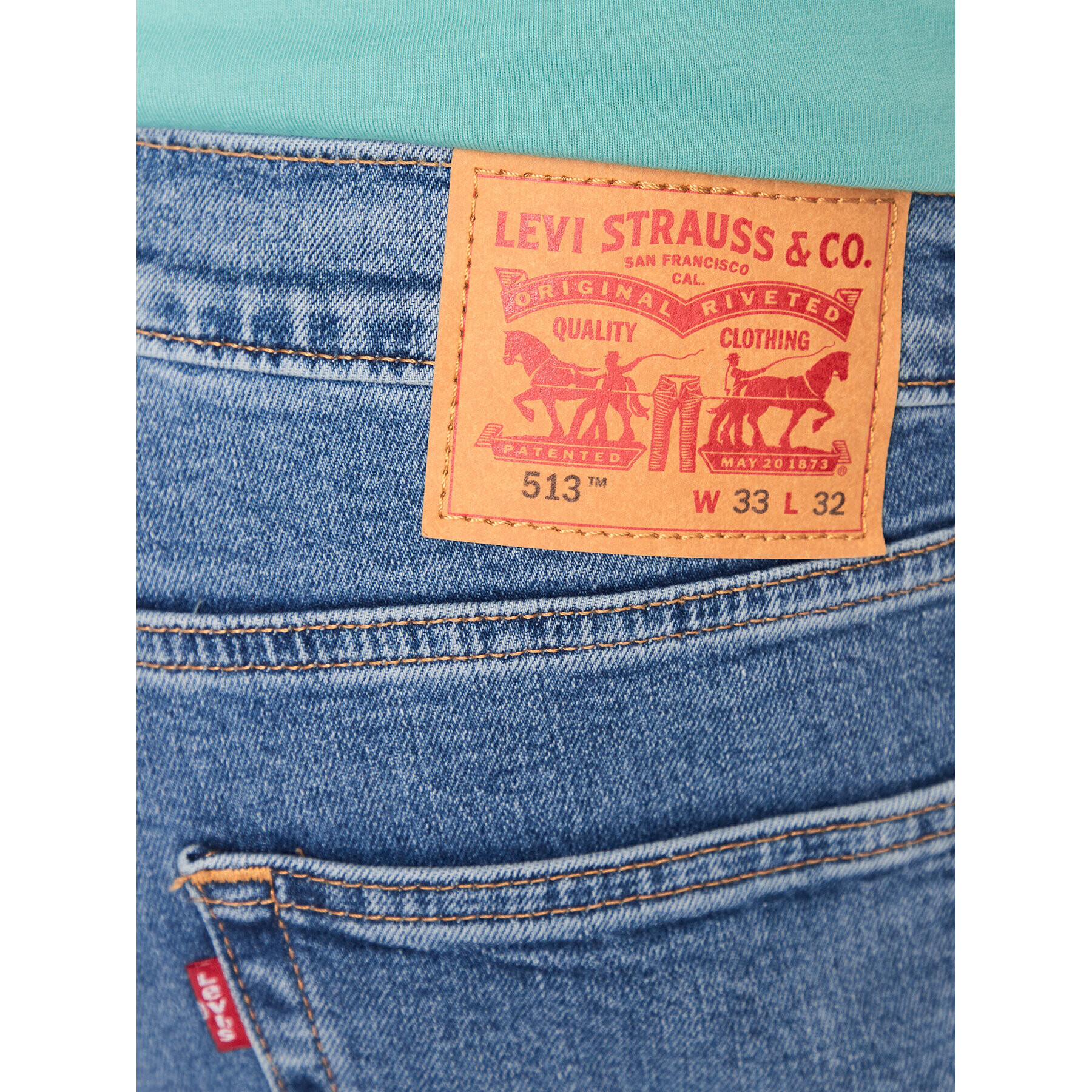 Levi's® Blugi 513® 08513-0944 Albastru Slim Fit - Pled.ro