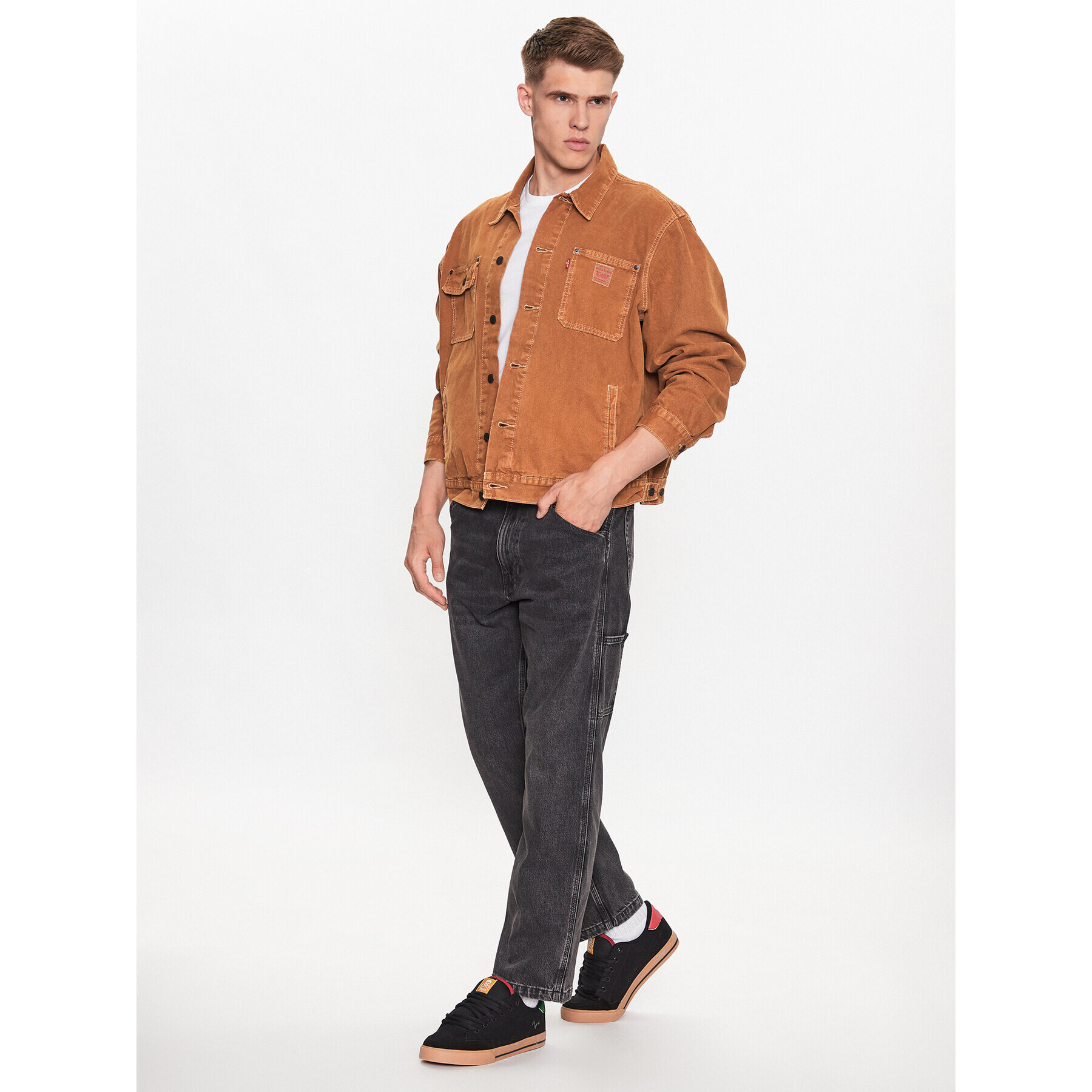 Levi's® Blugi 568 Stay Loose 55849-0044 Gri Loose Fit - Pled.ro