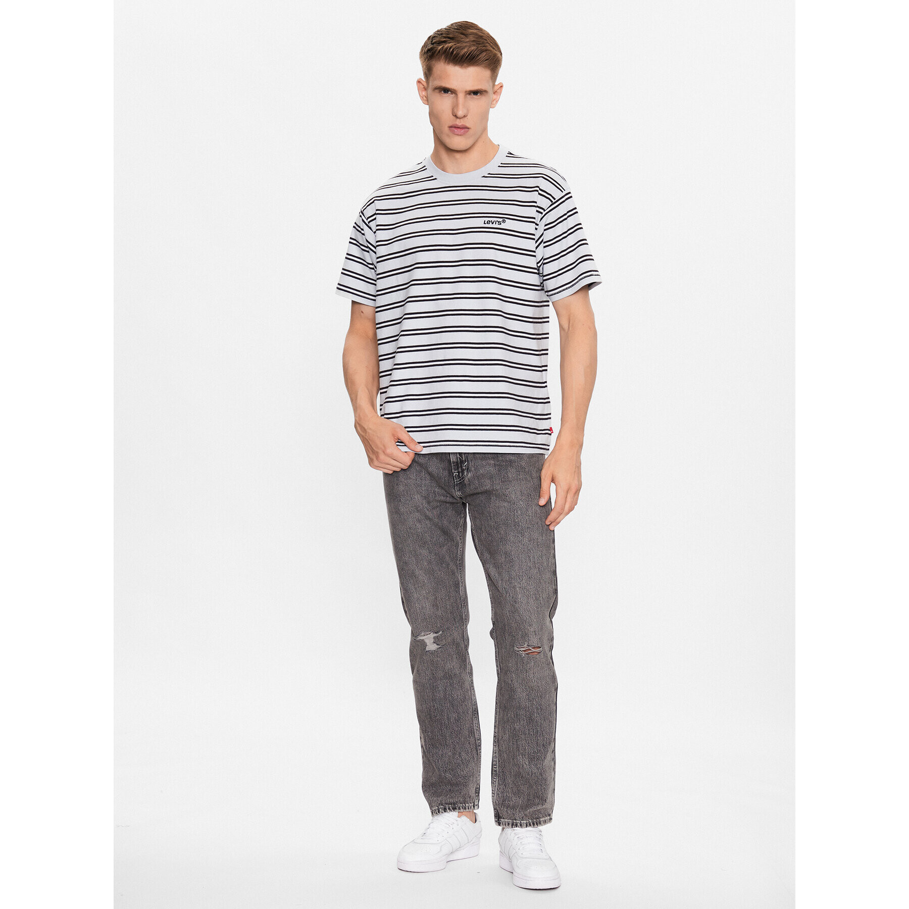 Levi's® Blugi Silver Tab A3666-0010 Gri Straight Fit - Pled.ro