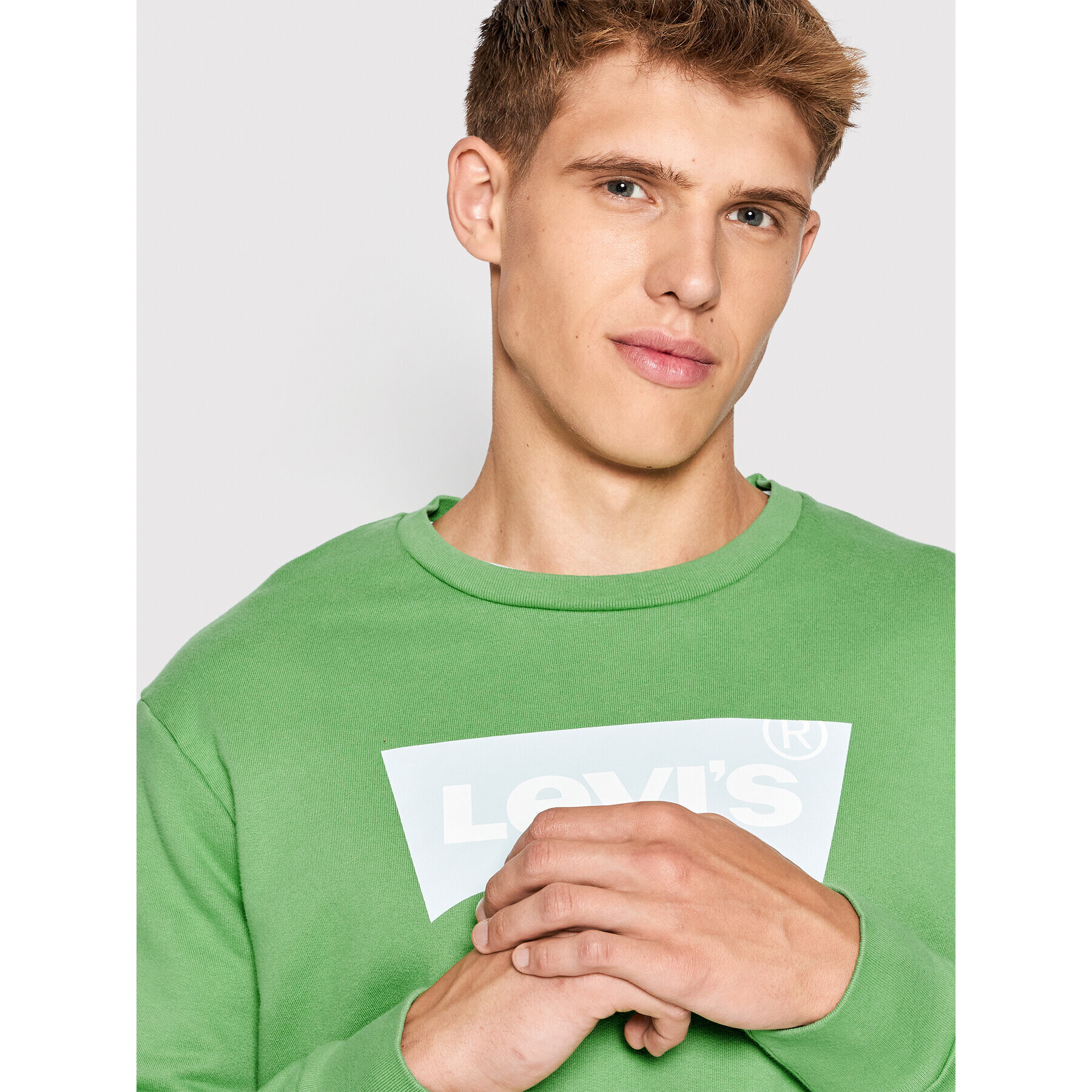 Levi's® Bluză Graphic 38423-0014 Verde Regular Fit - Pled.ro