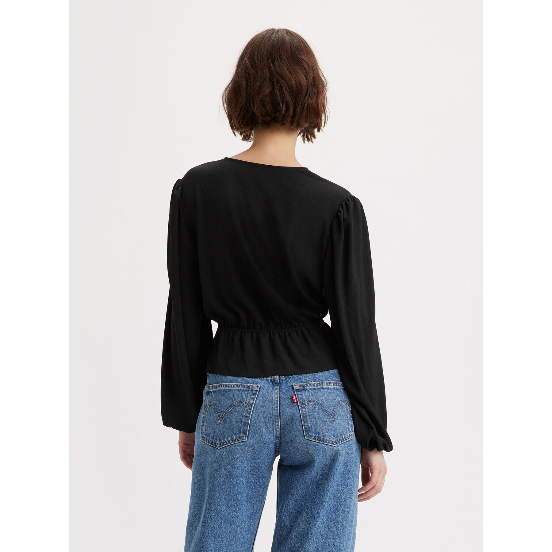 Levi's® Bluză Lisa A6861-0000 Negru Standard Fit - Pled.ro