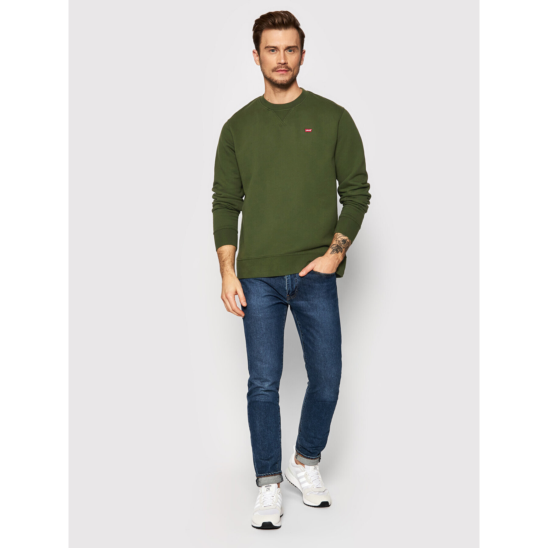 Levi's® Bluză New Original 35909-0016 Verde Regular Fit - Pled.ro