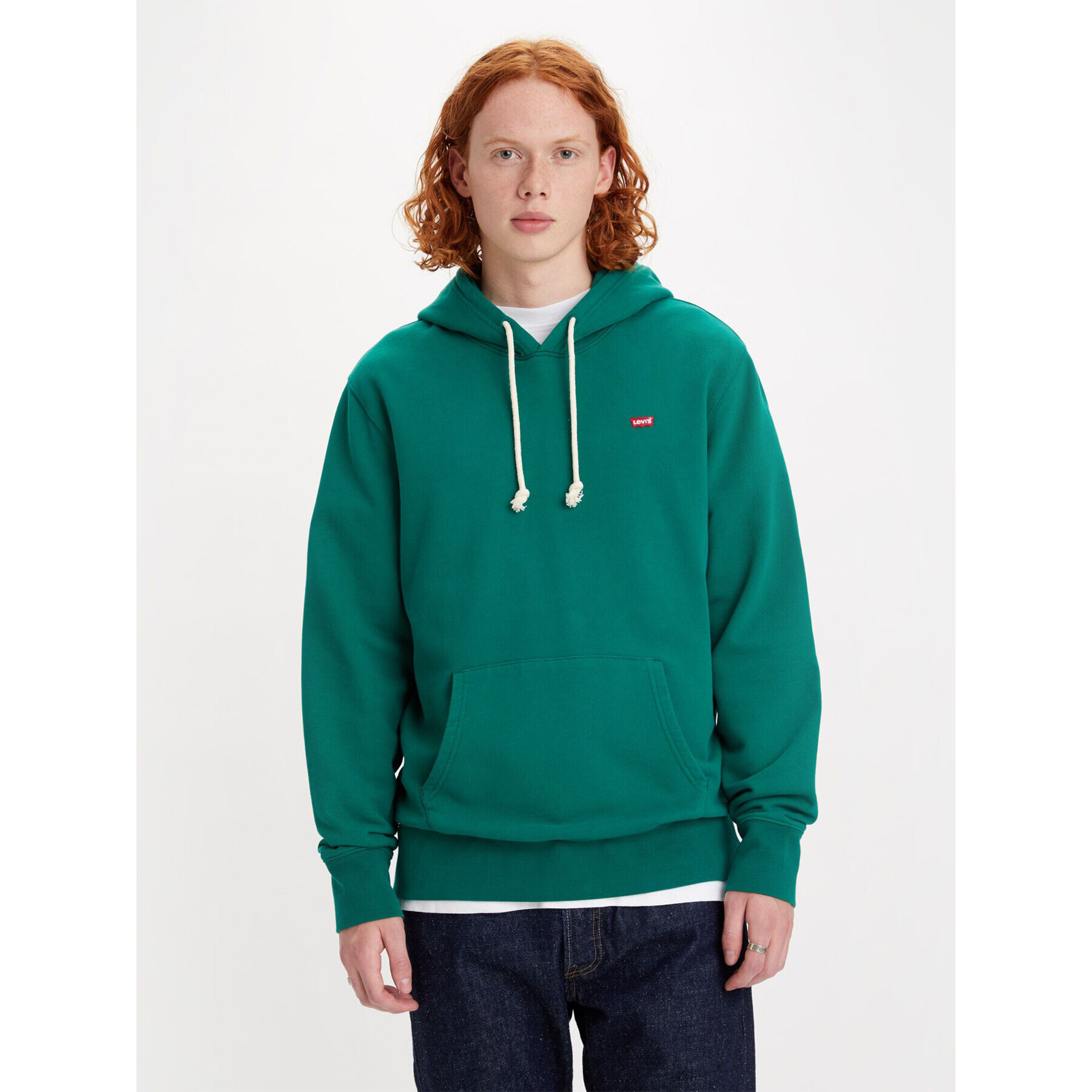 Levi's® Bluză New Original Hoodie 345810023 Verde Regular Fit - Pled.ro