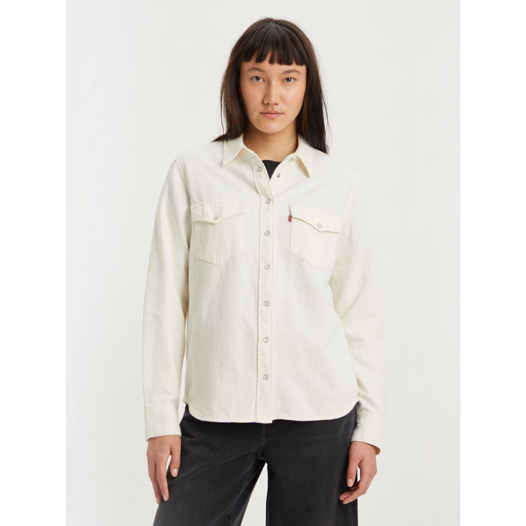 Levi's® Cămașă Essential Western 167860014 Écru Regular Fit - Pled.ro