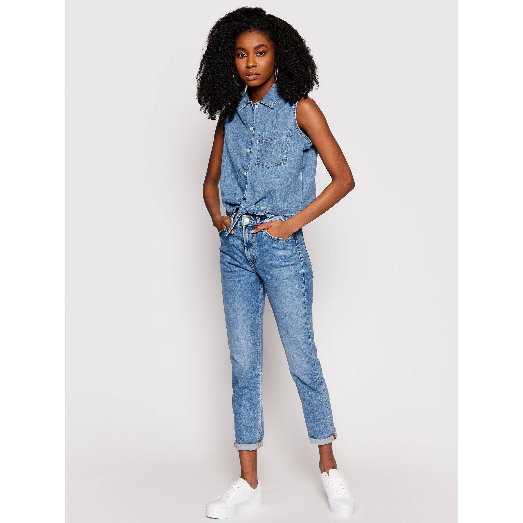 Levi's® Cămașă Rumi Button 29958-0001 Albastru Regular Fit - Pled.ro