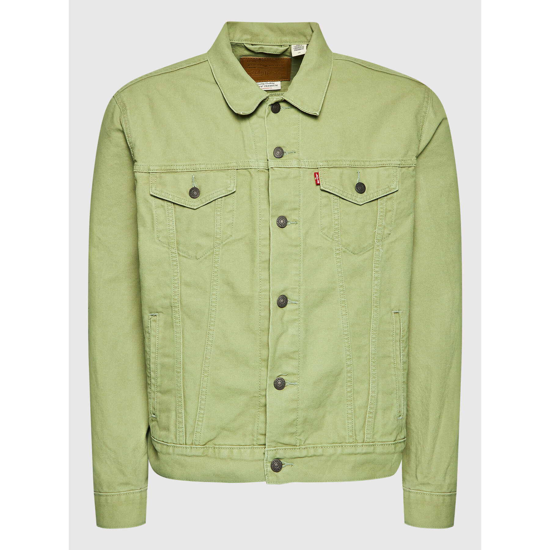 Levi's® Geacă de blugi Trucker 72334-0629 Verde Regular Fit - Pled.ro