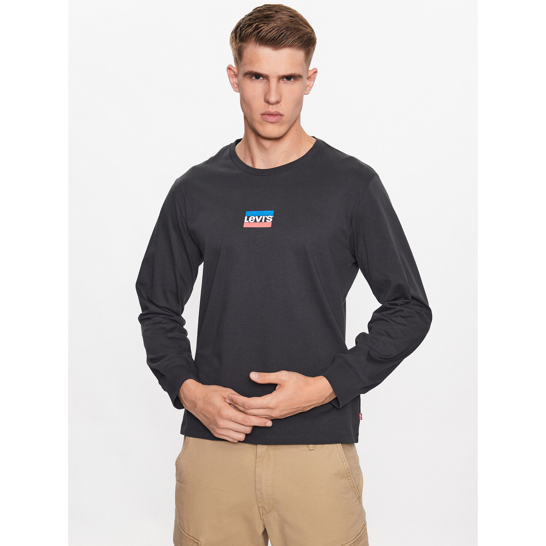 Levi's® Longsleeve Graphic Mini 36015-0157 Negru Regular Fit - Pled.ro