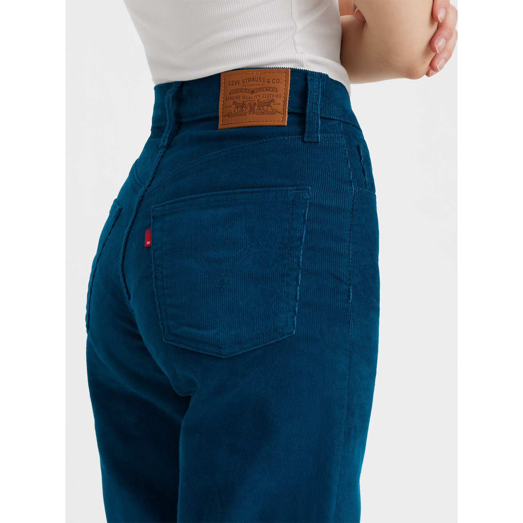 Levi's® Pantaloni din material 79755-0025 Bleumarin Straight Fit - Pled.ro