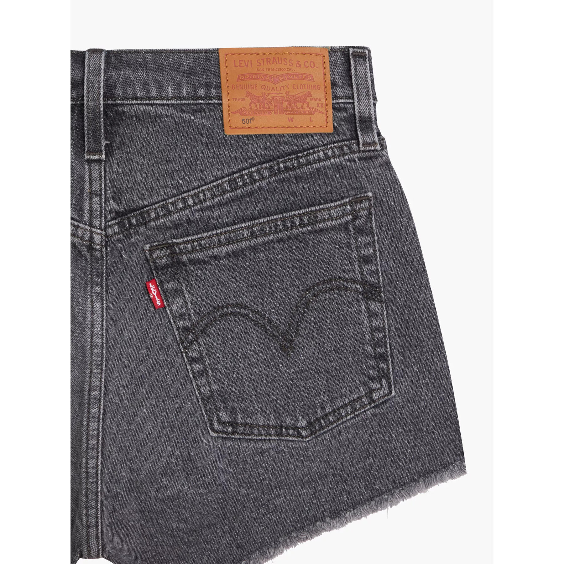 Levi's® Pantaloni scurți de blugi 501® Original 563270240 Gri Regular Fit - Pled.ro