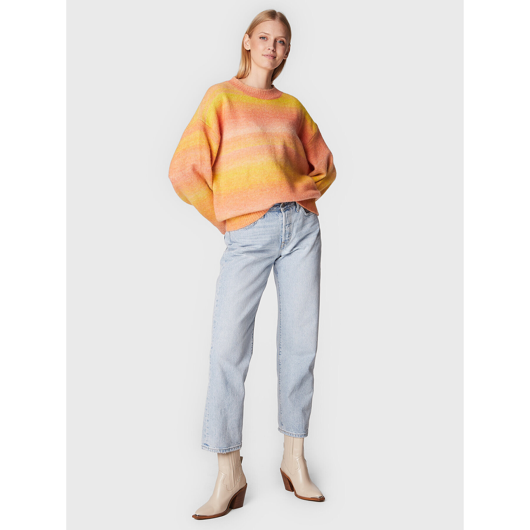 Levi's® Pulover Cloud A3240-0005 Portocaliu Oversize - Pled.ro