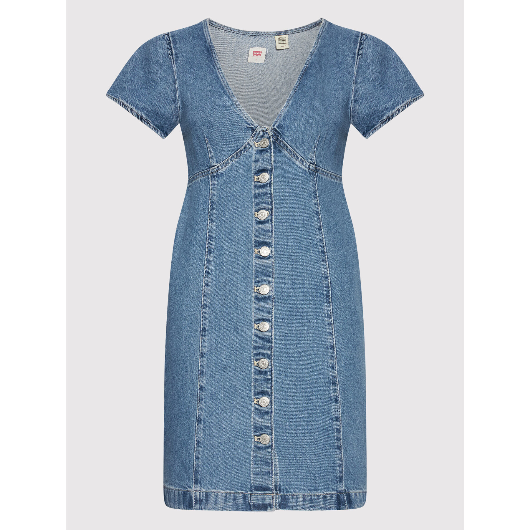 Levi's® Rochie de blugi Erin A3338-0000 Albastru Regular Fit - Pled.ro