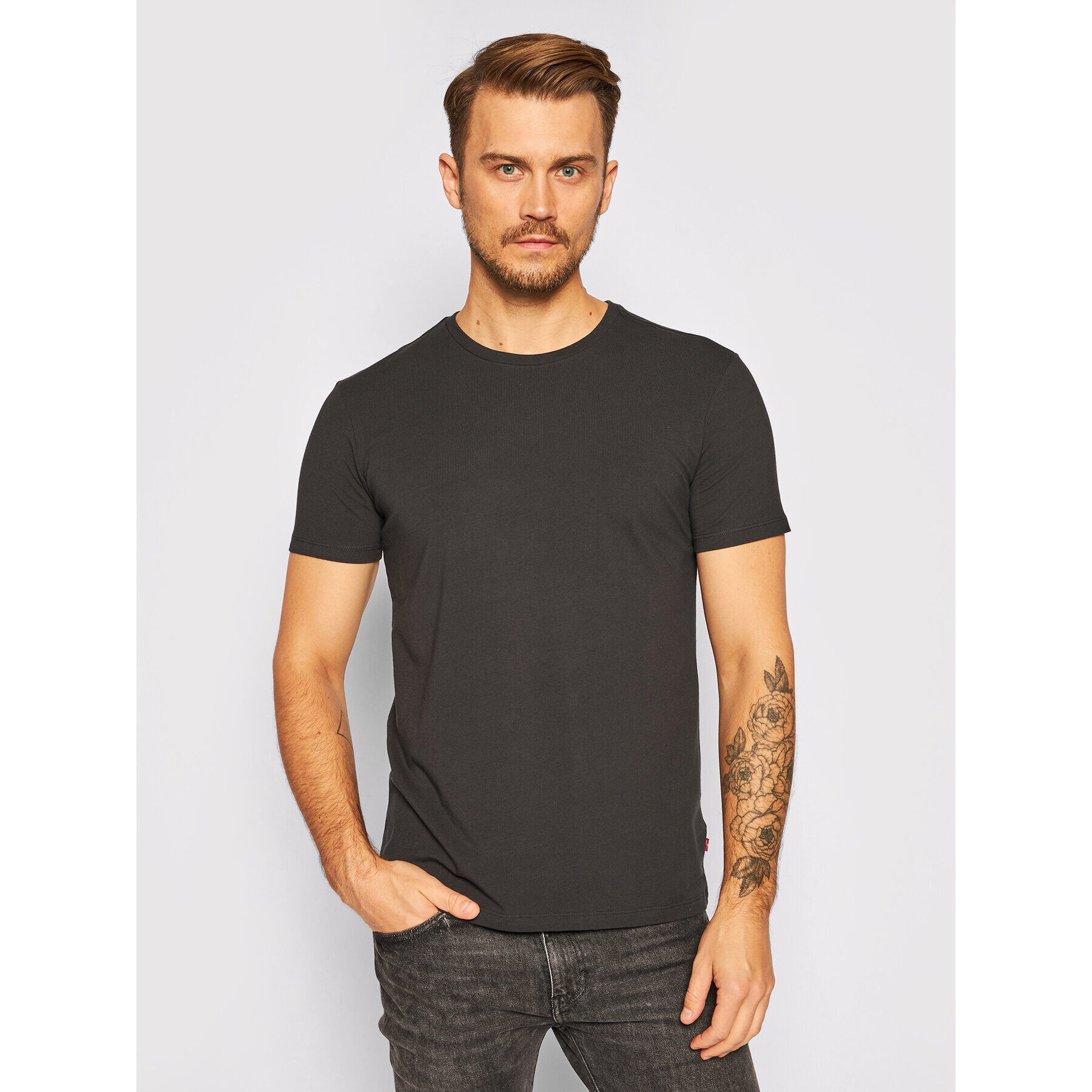 Levi's® Set 2 tricouri 905055001 Negru Regular Fit - Pled.ro