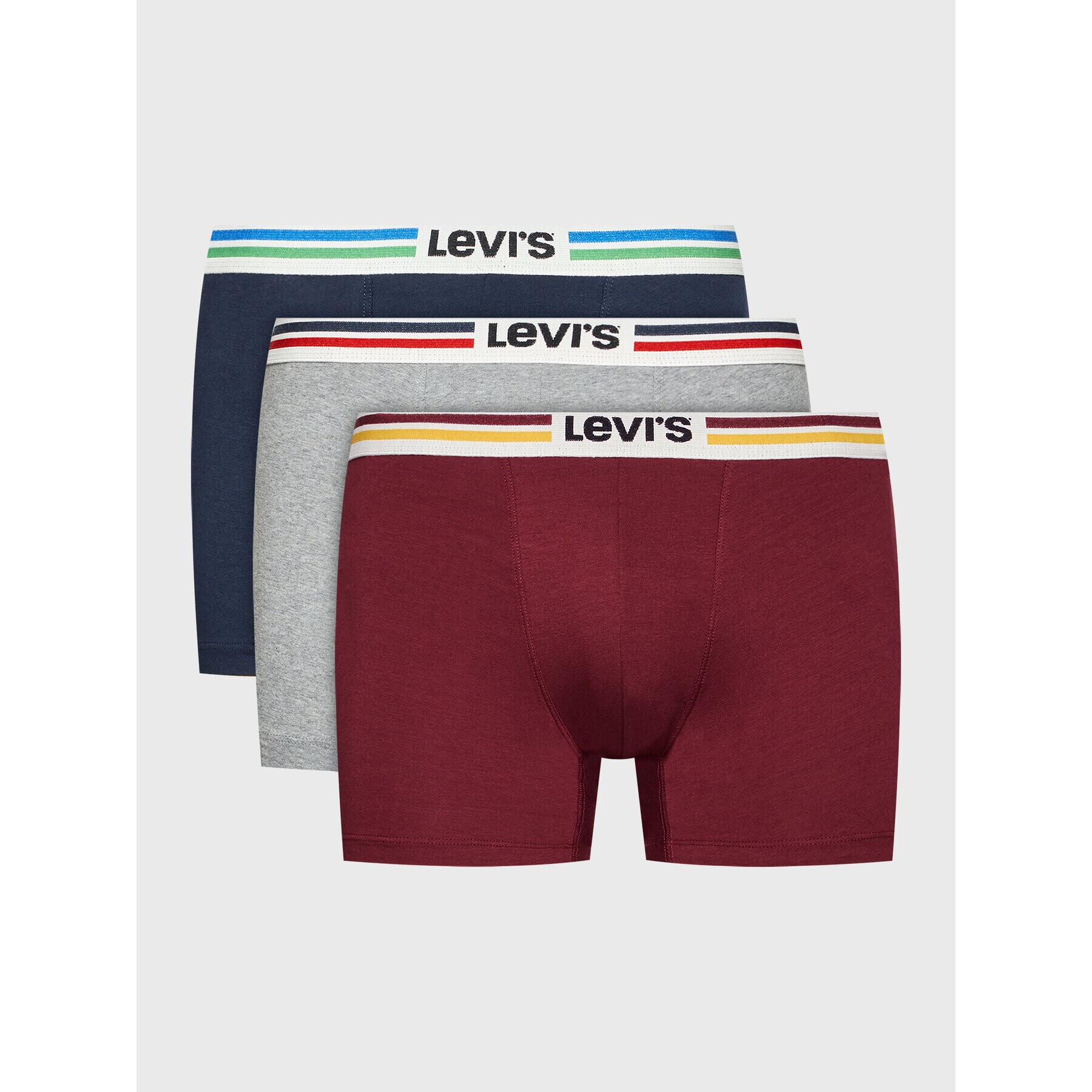 Levi's® Set 3 perechi de boxeri 701221226 Colorat - Pled.ro