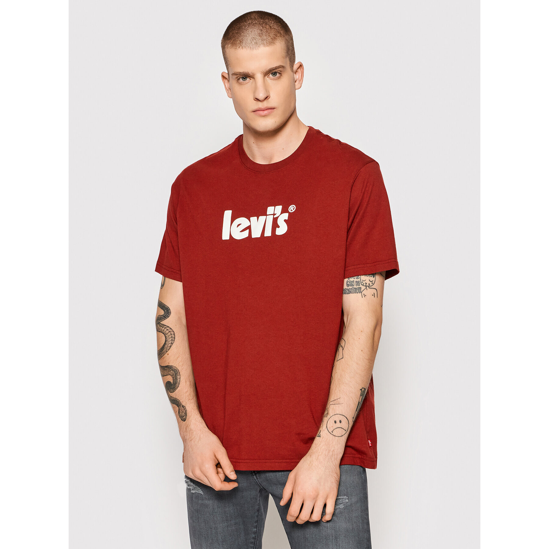 Levi's® Tricou 16143-0394 Roșu Relaxed Fit - Pled.ro