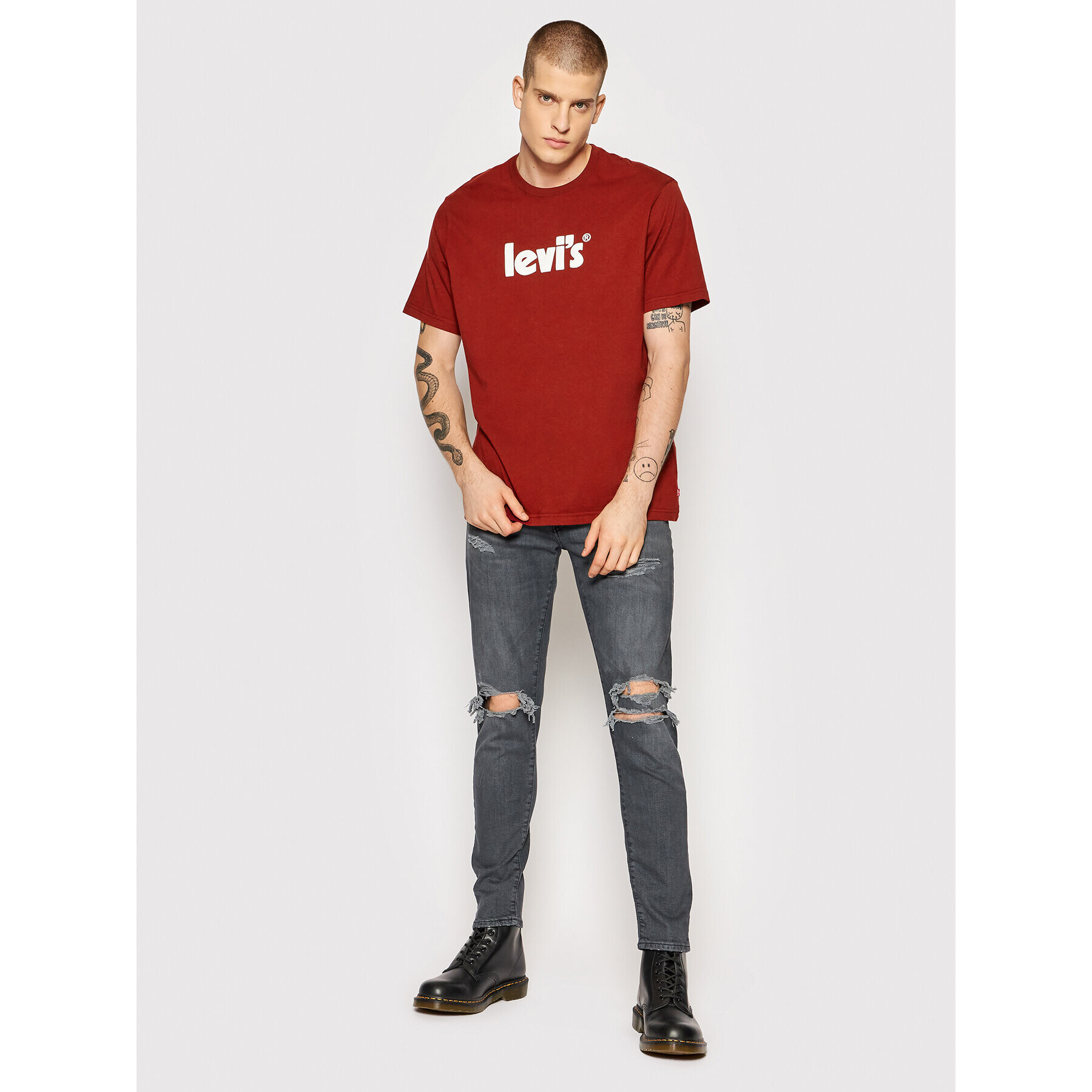 Levi's® Tricou 16143-0394 Roșu Relaxed Fit - Pled.ro