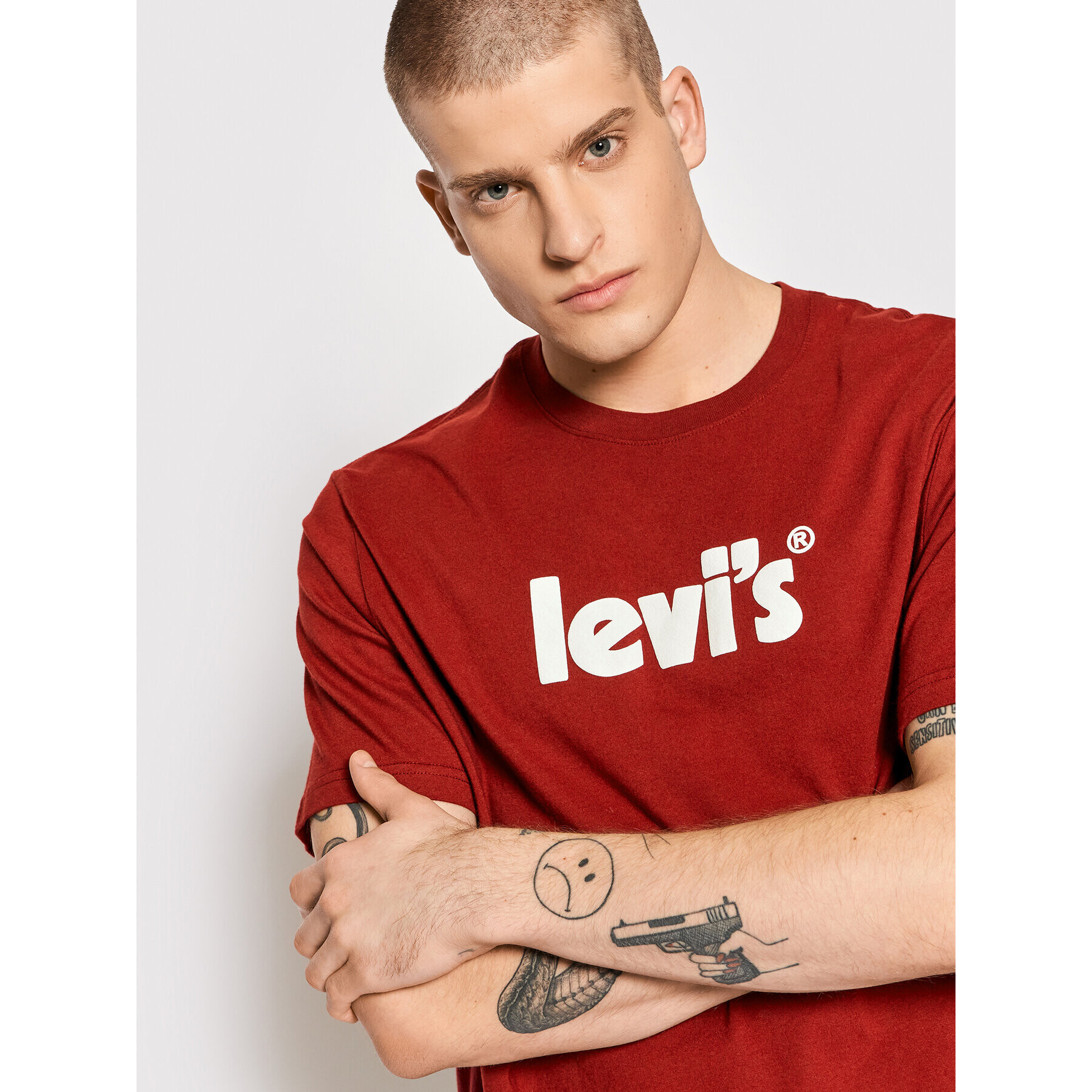 Levi's® Tricou 16143-0394 Roșu Relaxed Fit - Pled.ro