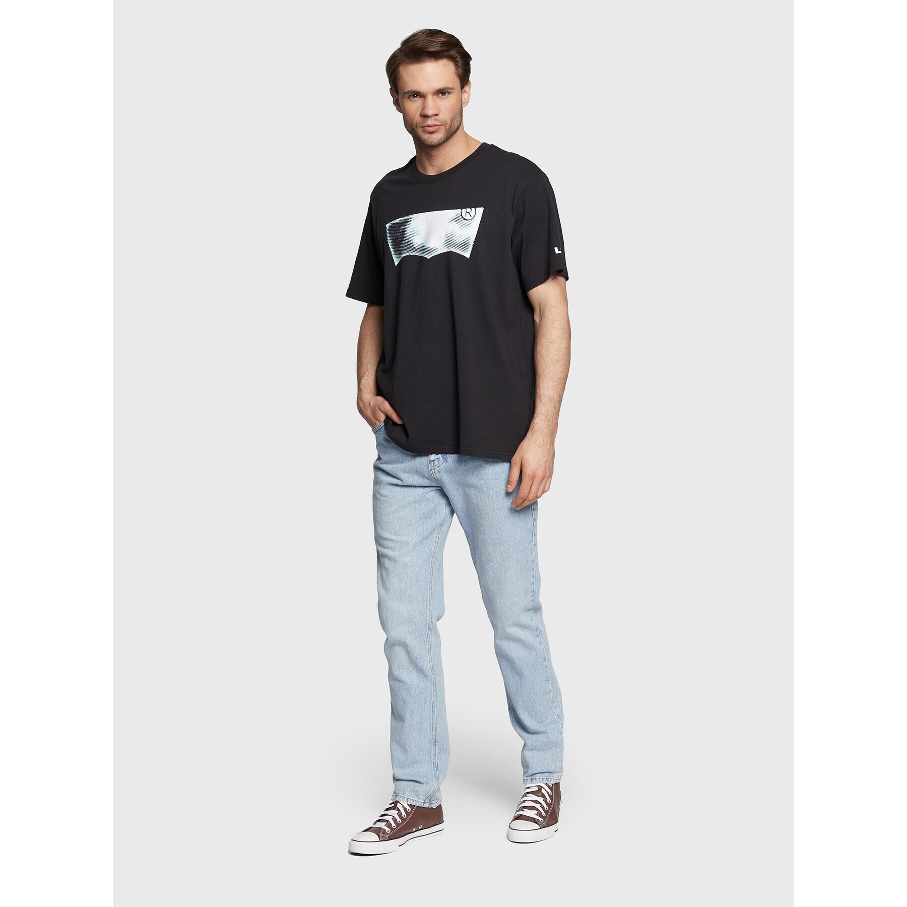 Levi's® Tricou 16143-0905 Negru Relaxed Fit - Pled.ro