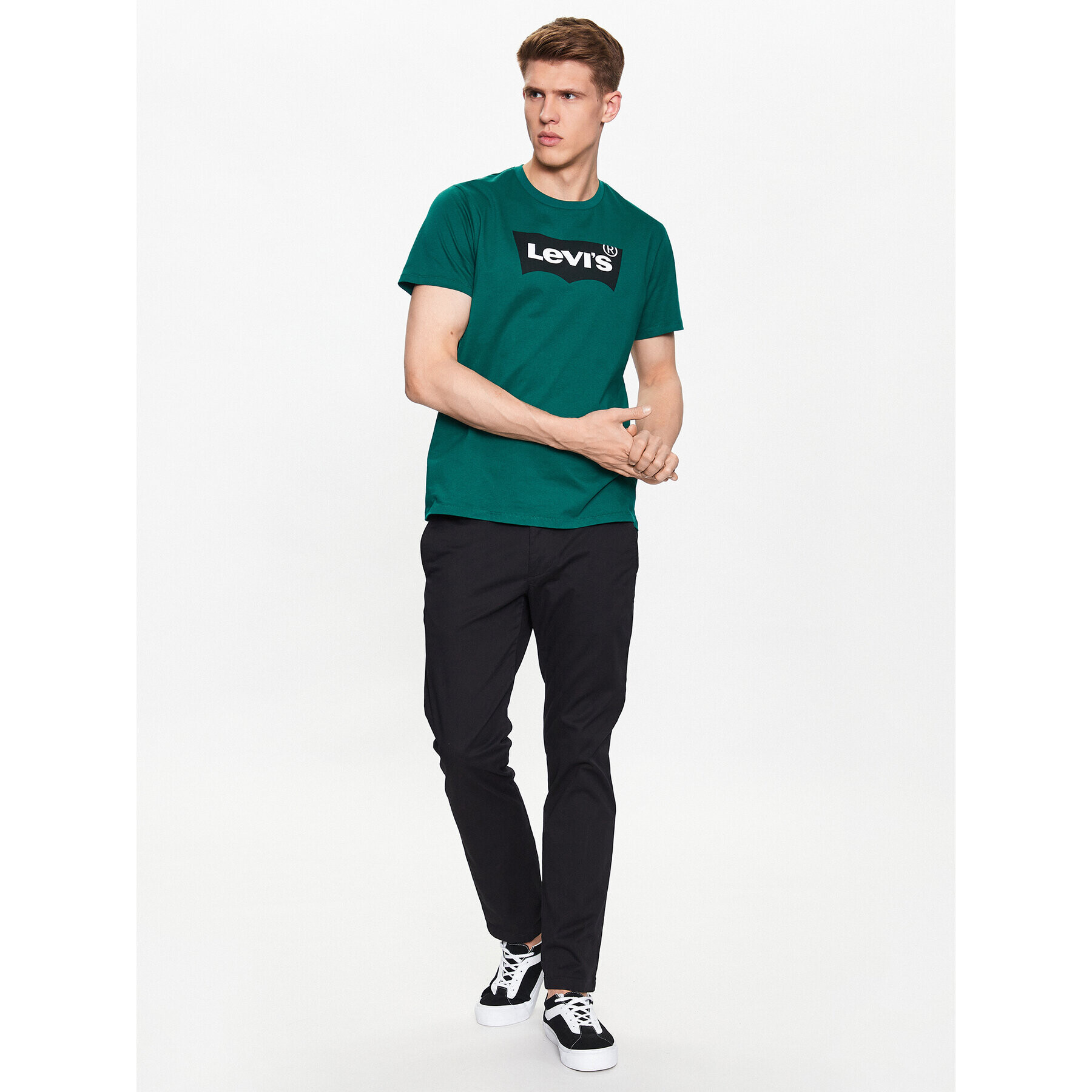 Levi's® Tricou Graphic 224911189 Verde Regular Fit - Pled.ro