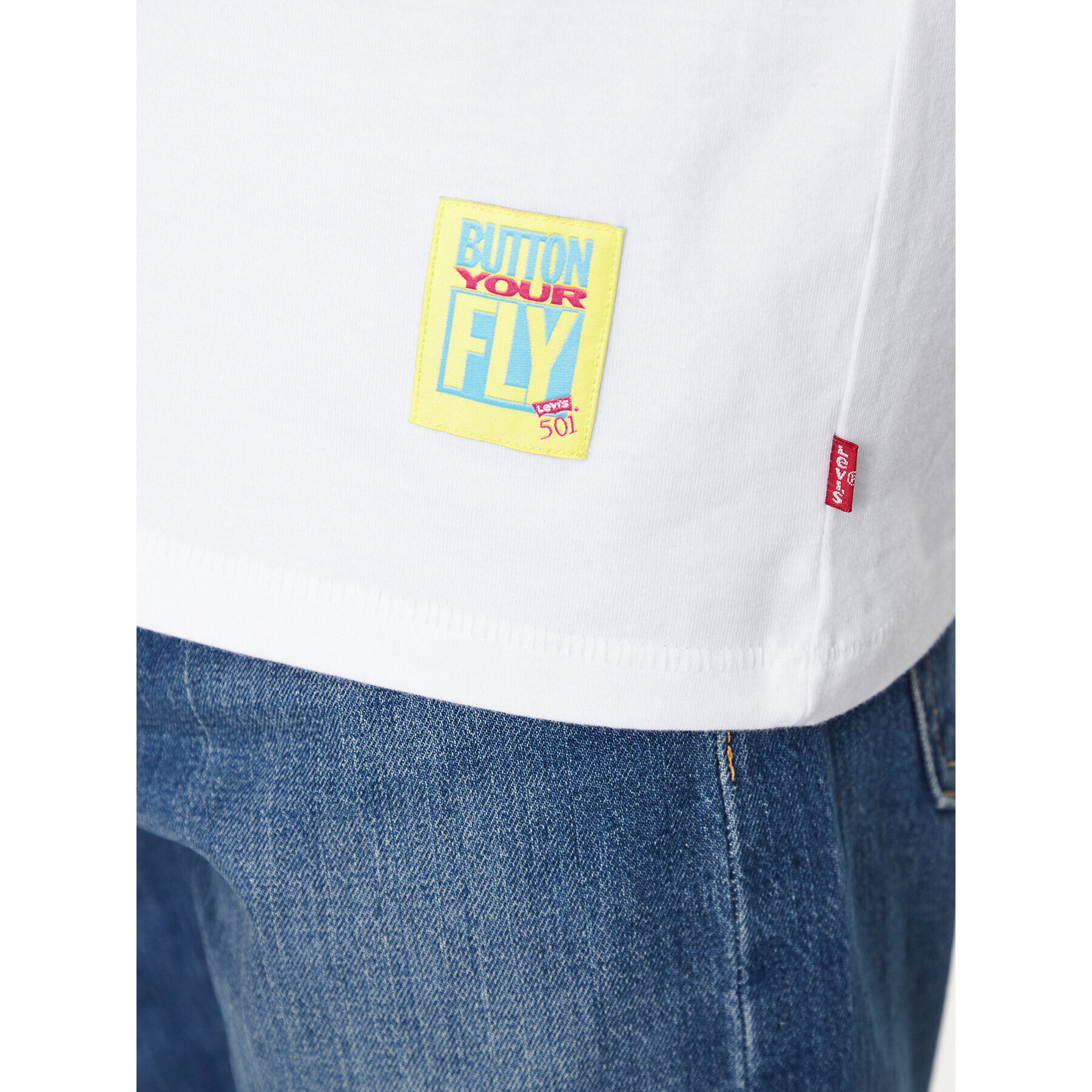 Levi's® Tricou Graphic 501 87373-0062 Alb Vintage Fit - Pled.ro