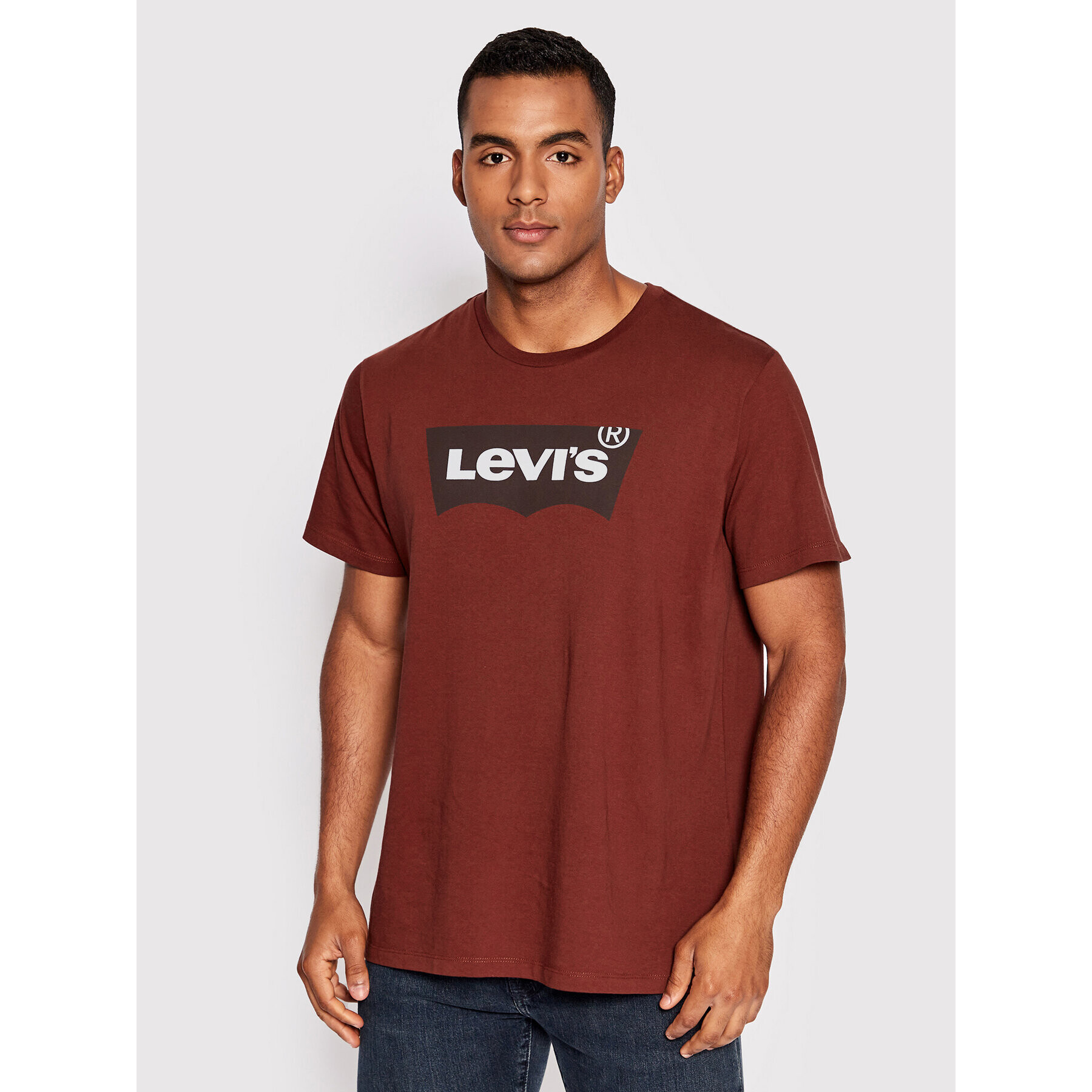 Levi's® Tricou Graphic Crewneck 22491-0476 Vișiniu Regular Fit - Pled.ro