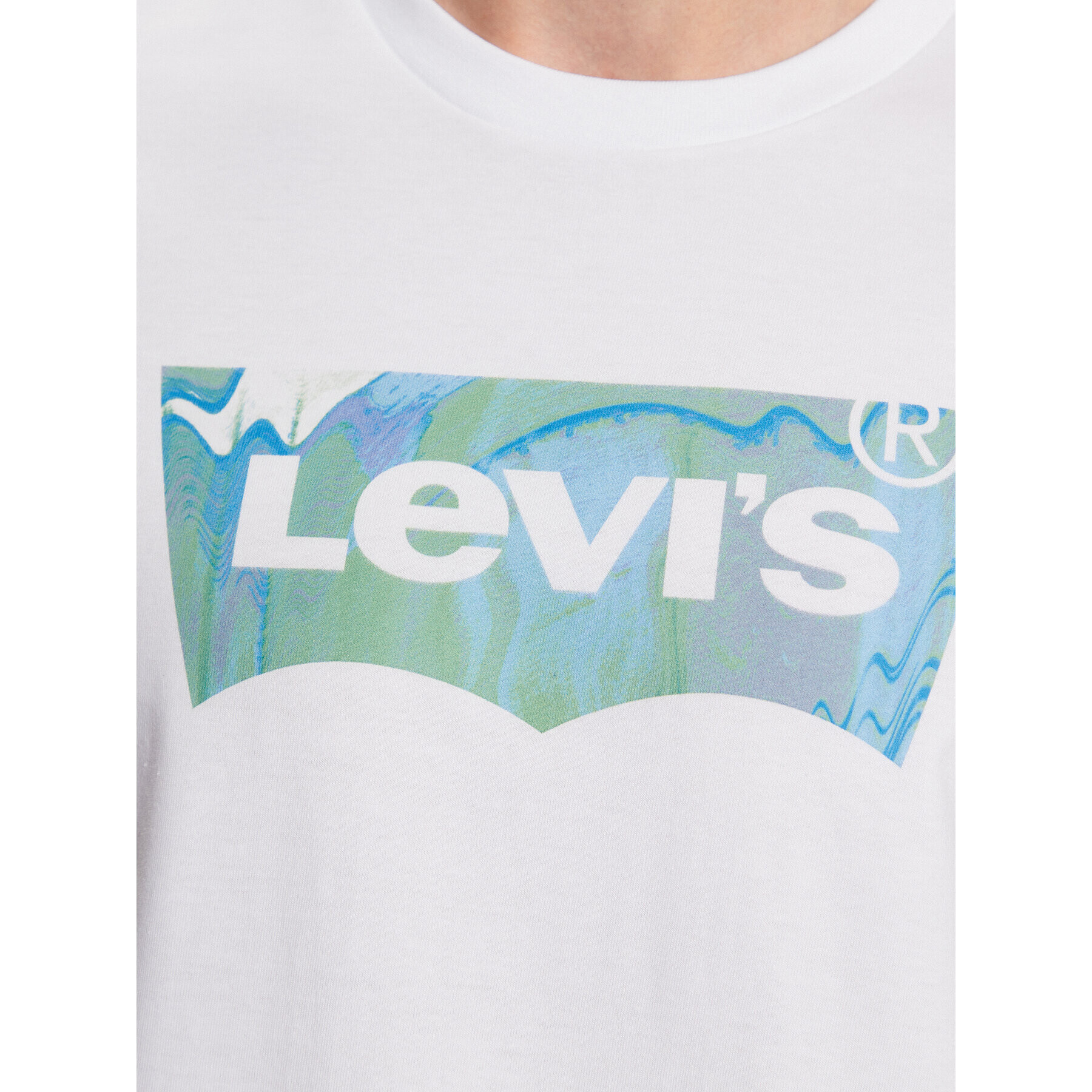 Levi's® Tricou Graphic Crewneck 22491-1412 Alb Regular Fit - Pled.ro