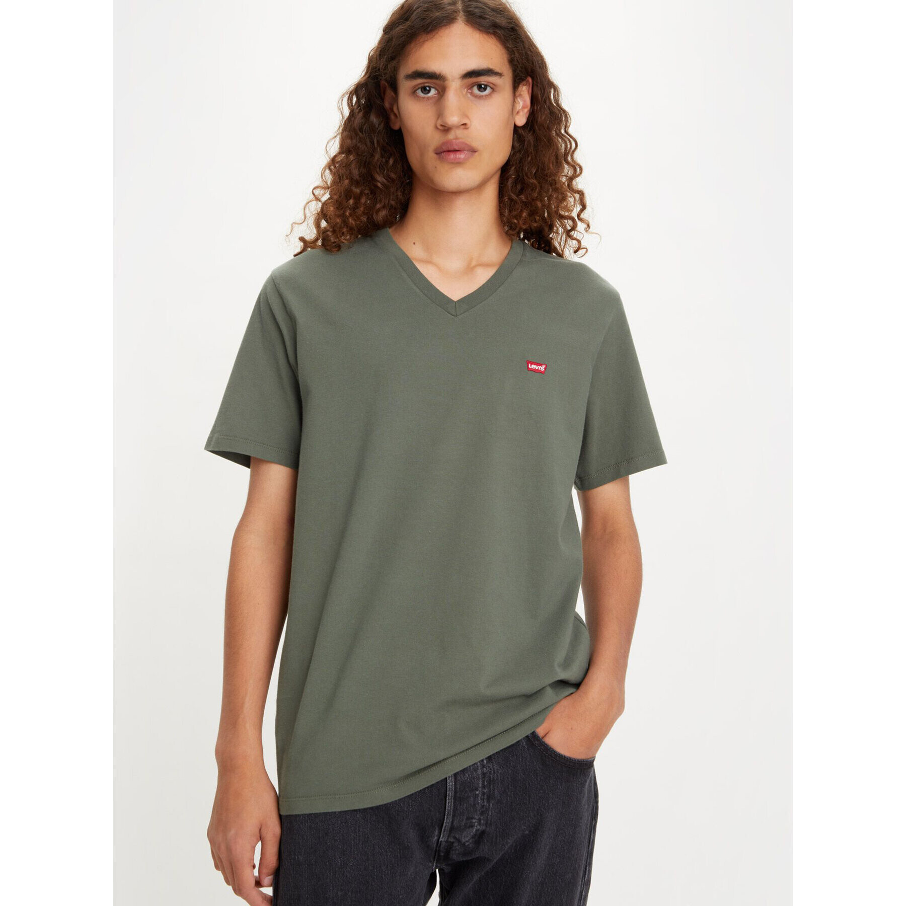 Levi's® Tricou Original 856410025 Galben Regular Fit - Pled.ro