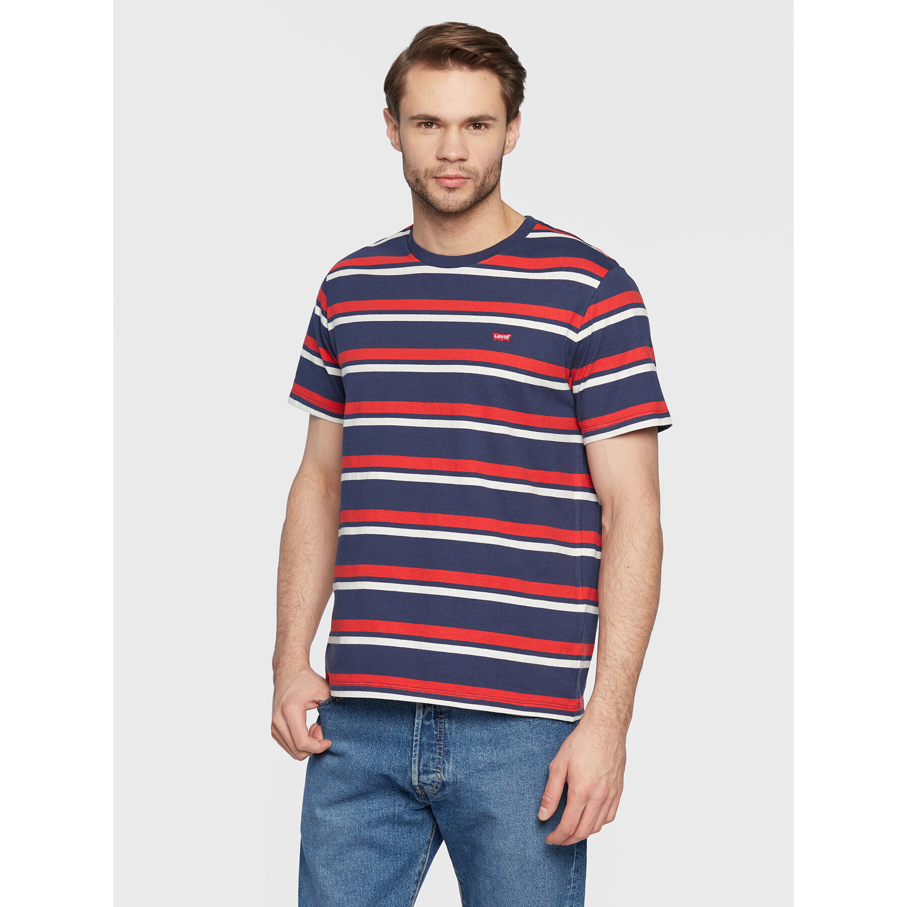 Levi's® Tricou Original Housemark 56605-0147 Bleumarin Regular Fit - Pled.ro