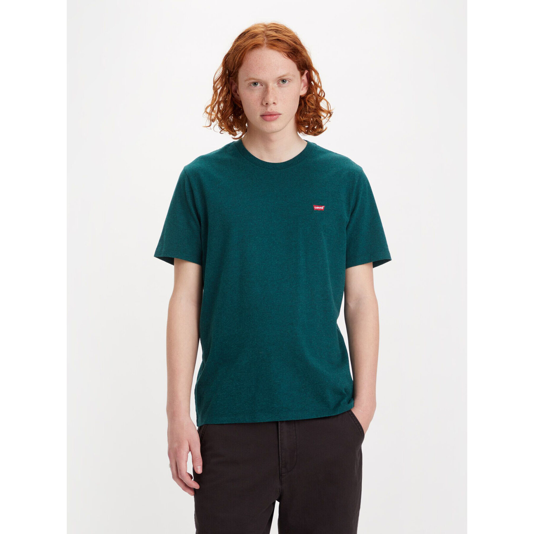 Levi's® Tricou Original Housemark 566050150 Verde Regular Fit - Pled.ro