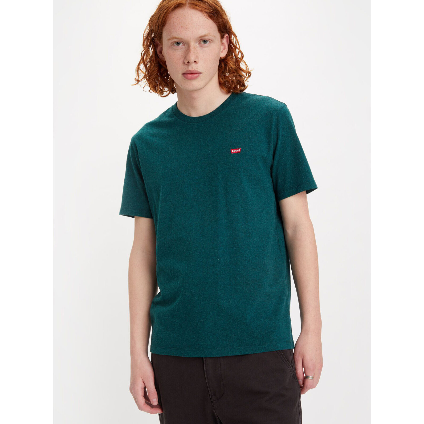 Levi's® Tricou Original Housemark 566050150 Verde Regular Fit - Pled.ro