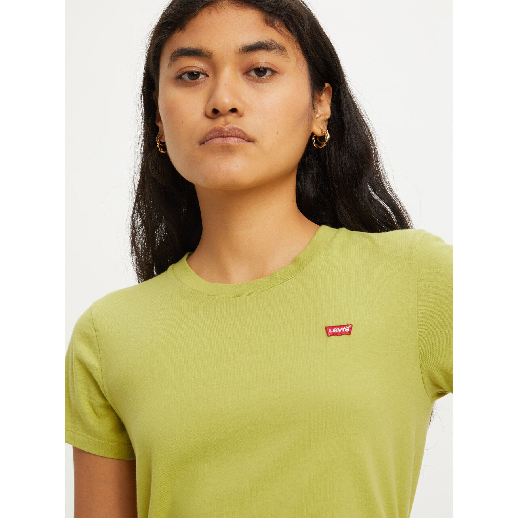 Levi's® Tricou Perfect Tee 391850204 Verde Regular Fit - Pled.ro