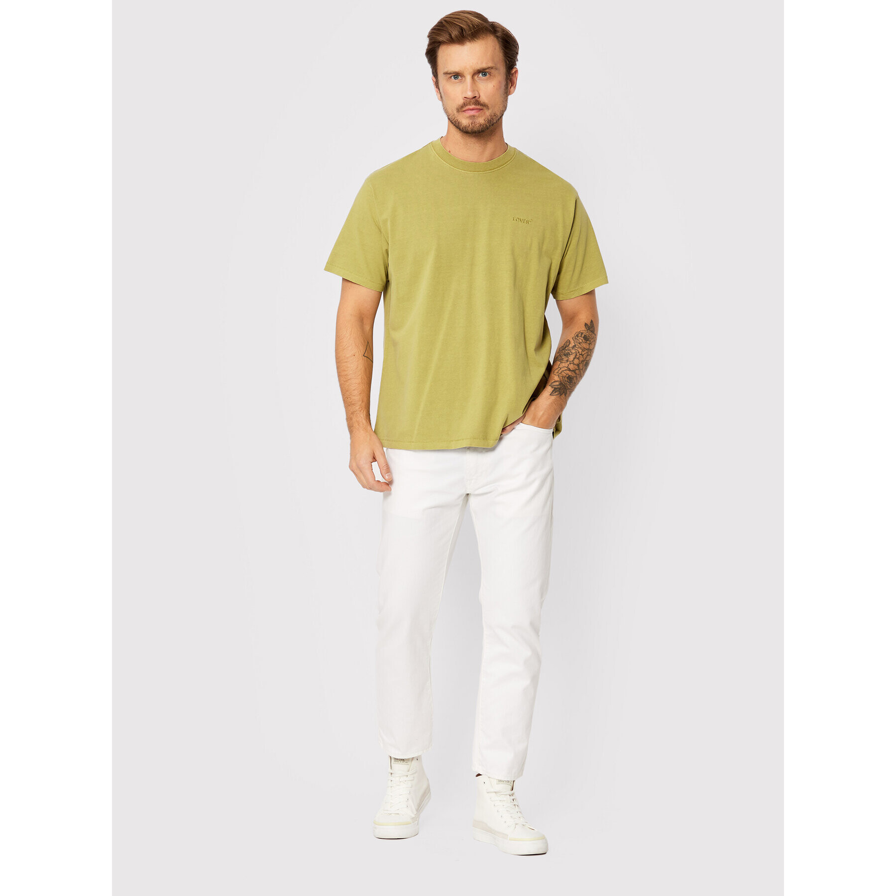 Levi's® Tricou Red Tab™ Vintage A0637-0033 Verde Relaxed Fit - Pled.ro