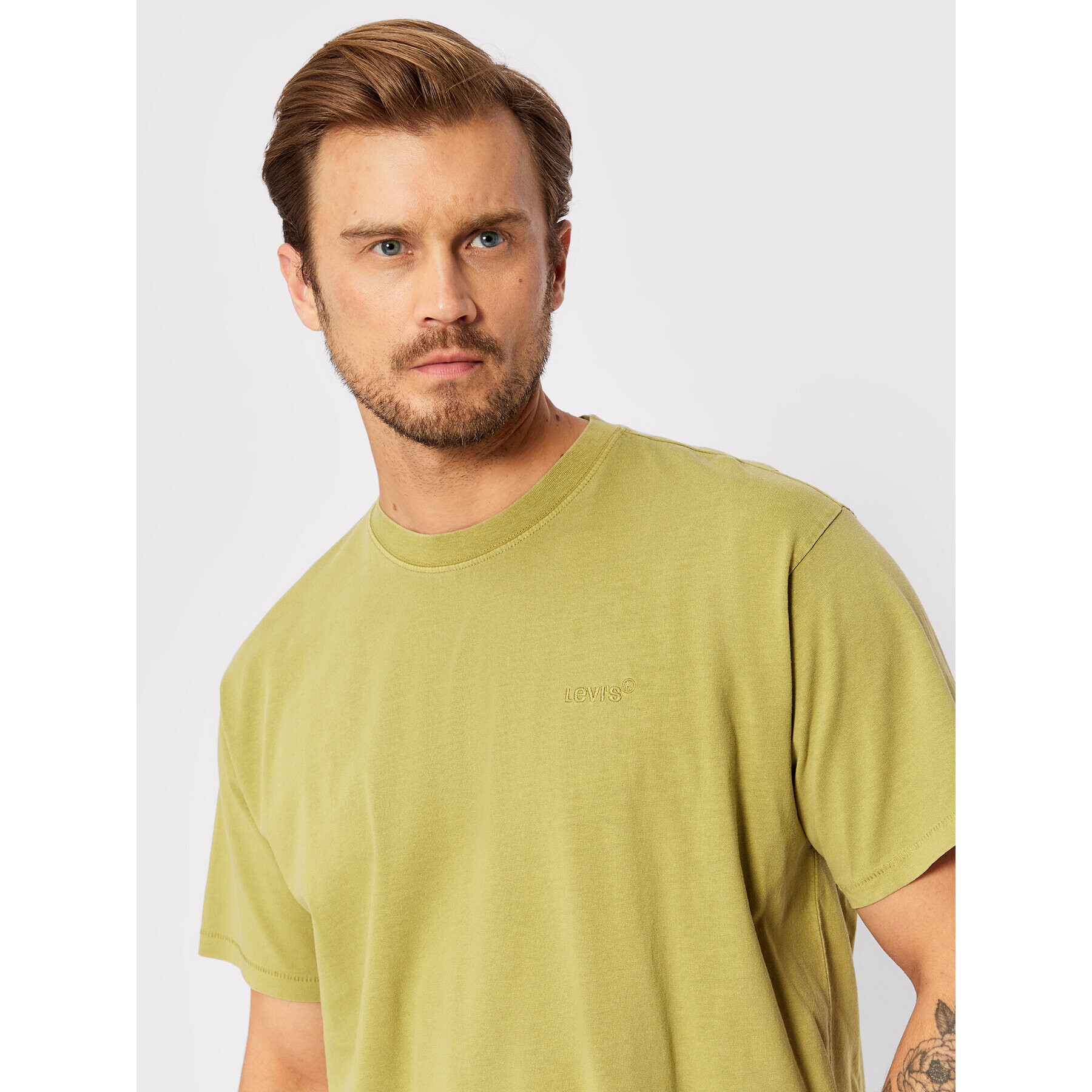 Levi's® Tricou Red Tab™ Vintage A0637-0033 Verde Relaxed Fit - Pled.ro