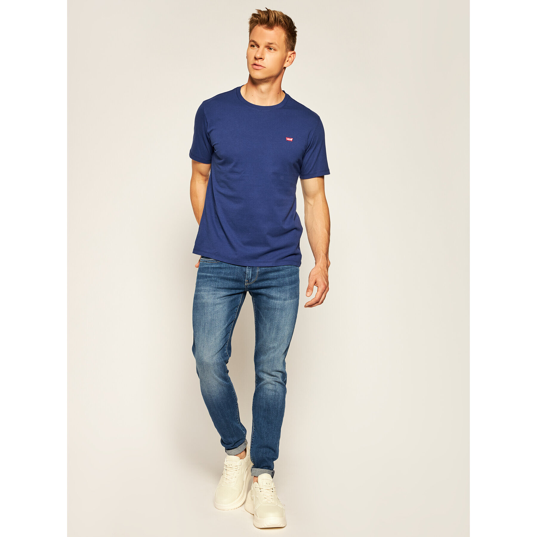 Levi's® Tricou Ss Original Hmtee 56605-0062 Bleumarin Regular Fit - Pled.ro