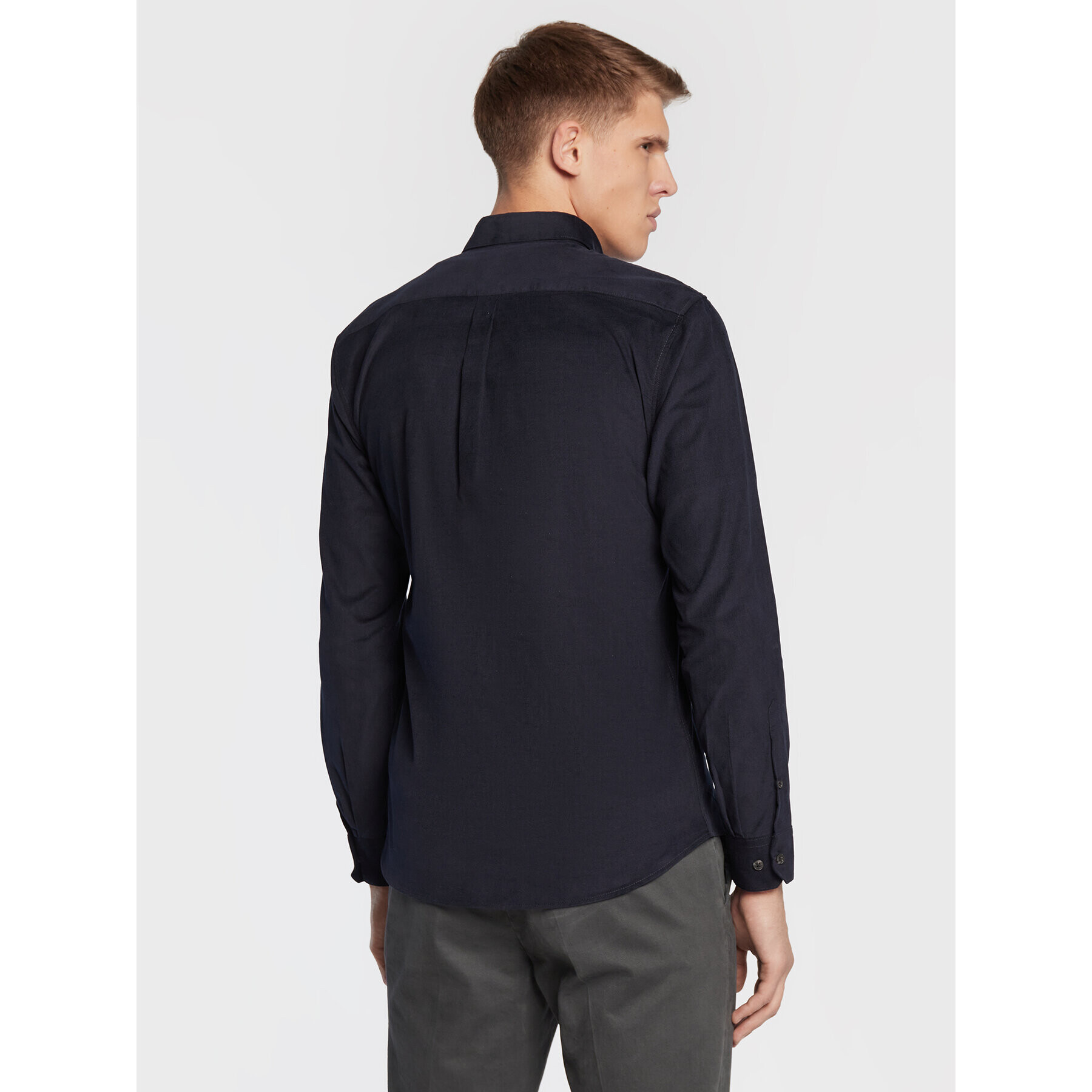 Lindbergh Cămașă 30-203248 Bleumarin Slim Fit - Pled.ro