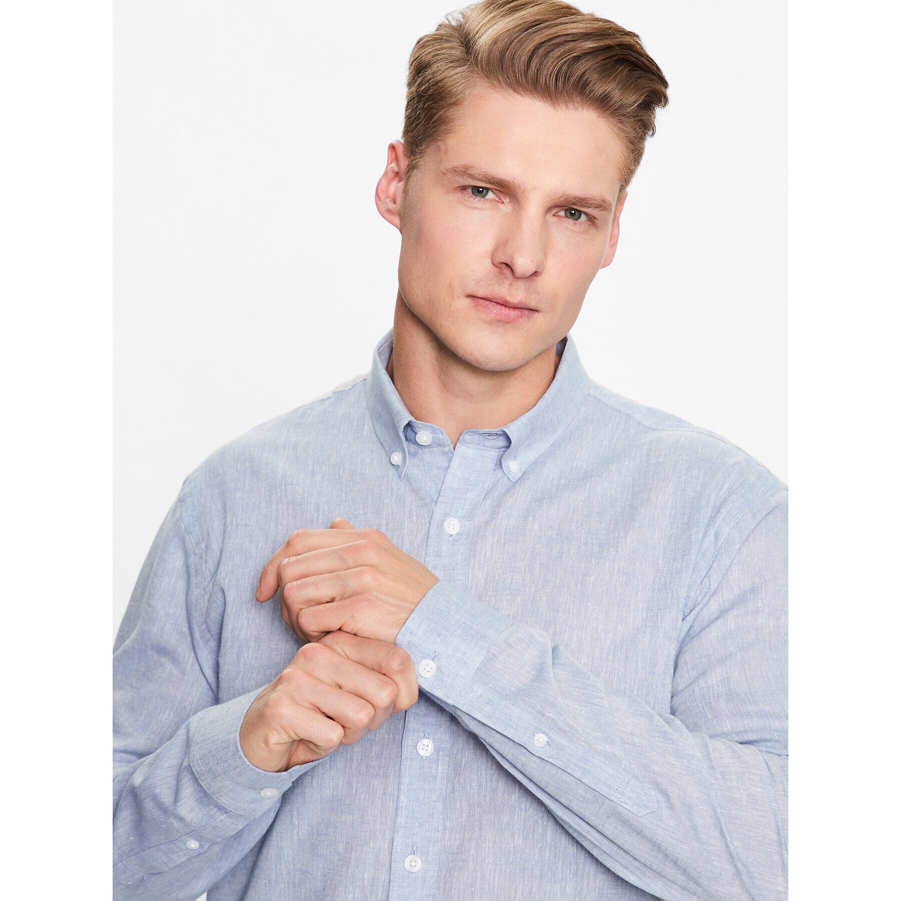 Lindbergh Cămașă 30-203344 Albastru Slim Fit - Pled.ro