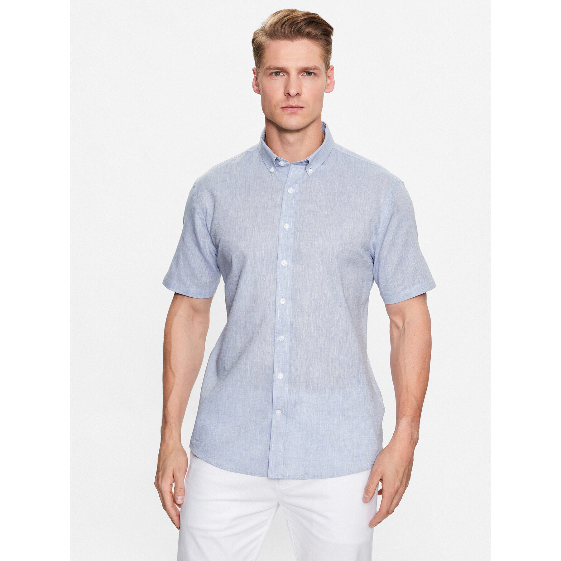 Lindbergh Cămașă 30-203345A Albastru Slim Fit - Pled.ro