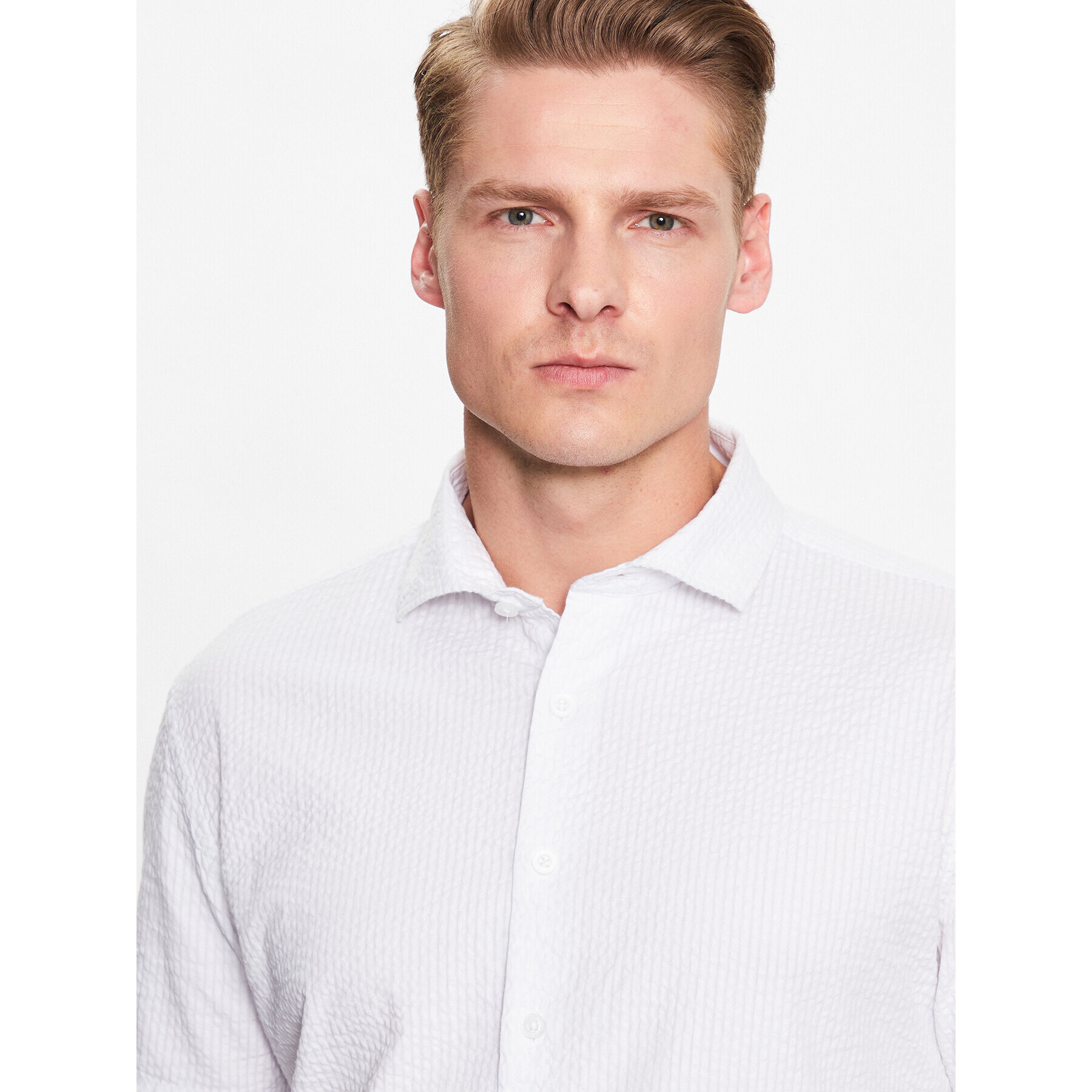 Lindbergh Cămașă 30-203431 Alb Slim Fit - Pled.ro