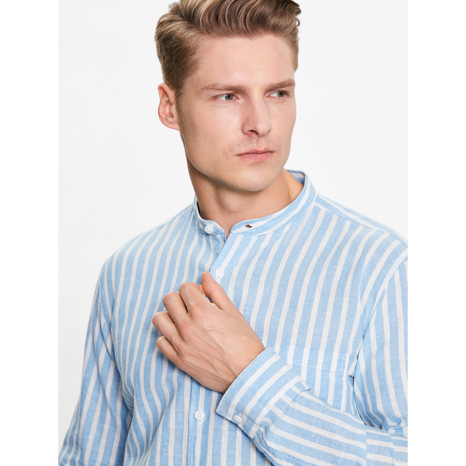 Lindbergh Cămașă 30-203492 Albastru Slim Fit - Pled.ro