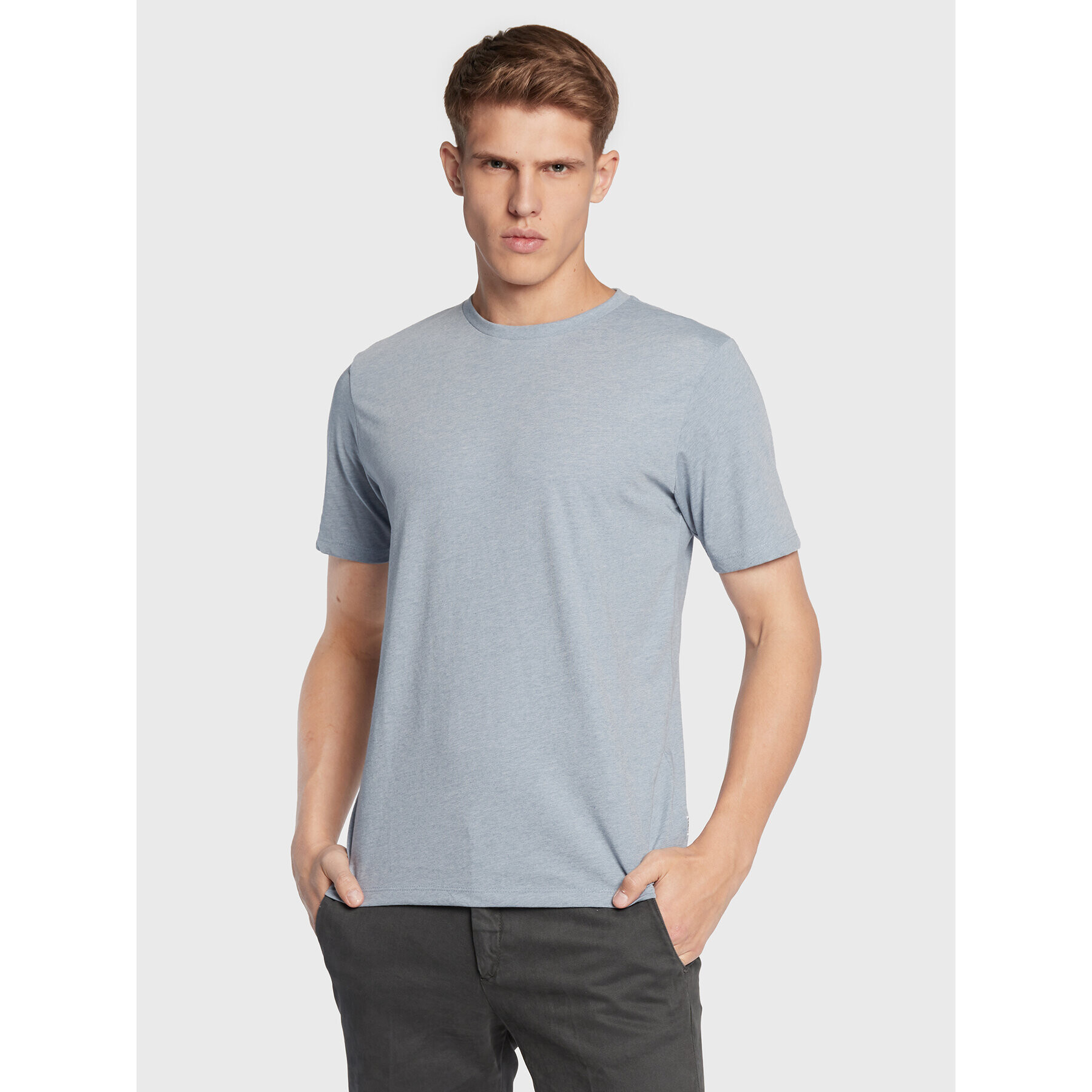 Lindbergh Tricou 30-400000M Albastru Regular Fit - Pled.ro